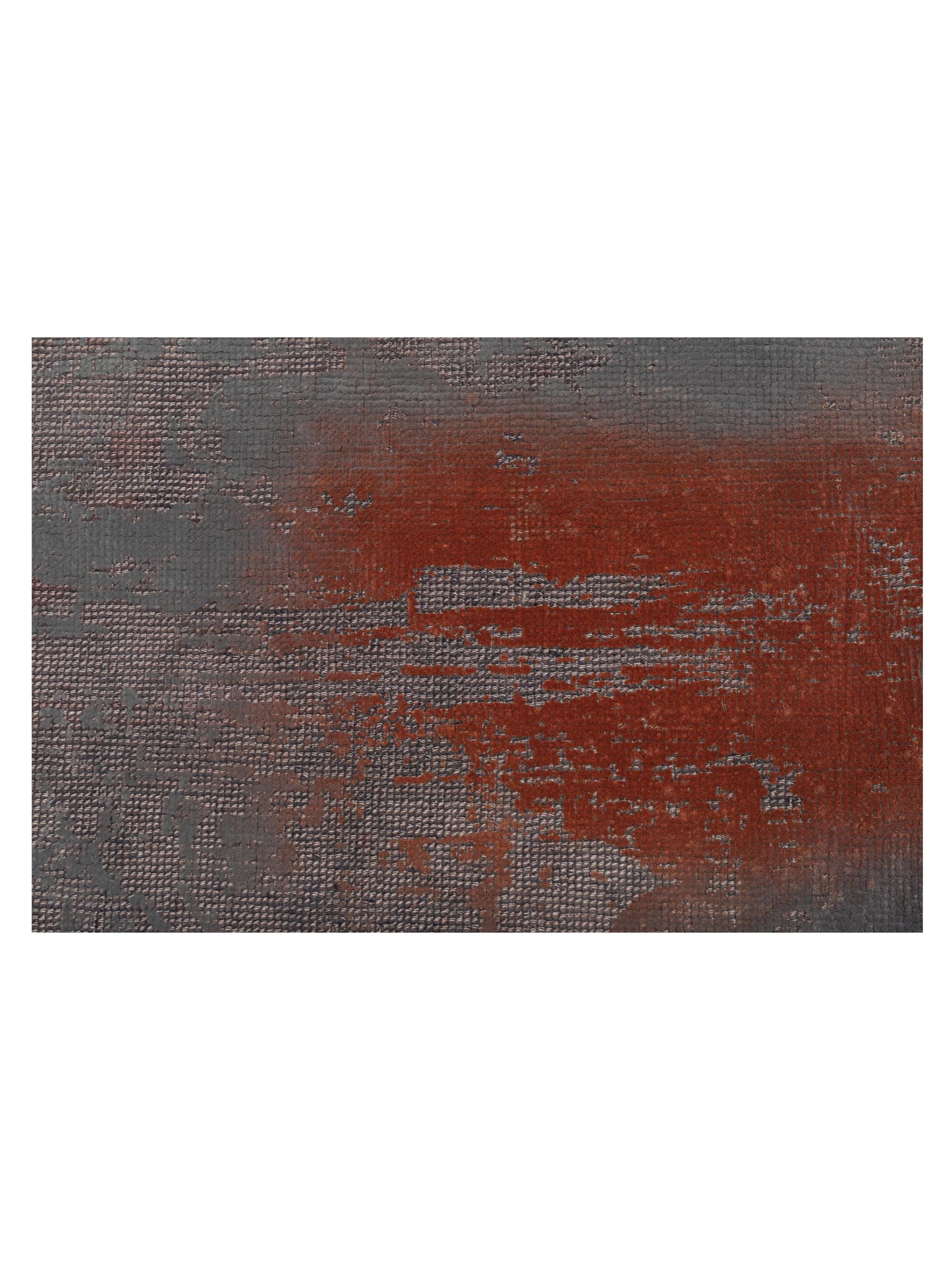 Vintage 78319 Dark Gray 9.3x13.3 Hand Knotted Rug