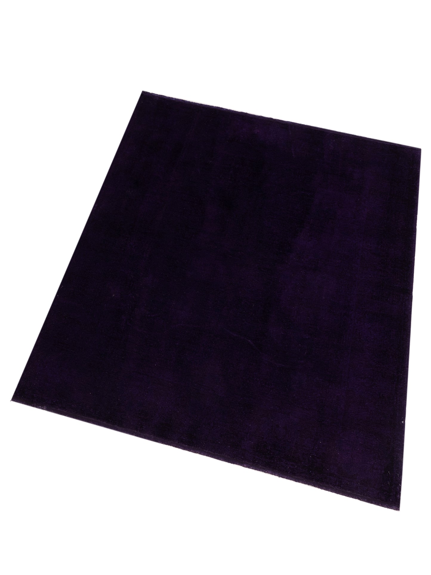 Vintage 78631 Dark Purple 6.10x7.7 Hand Knotted Rug