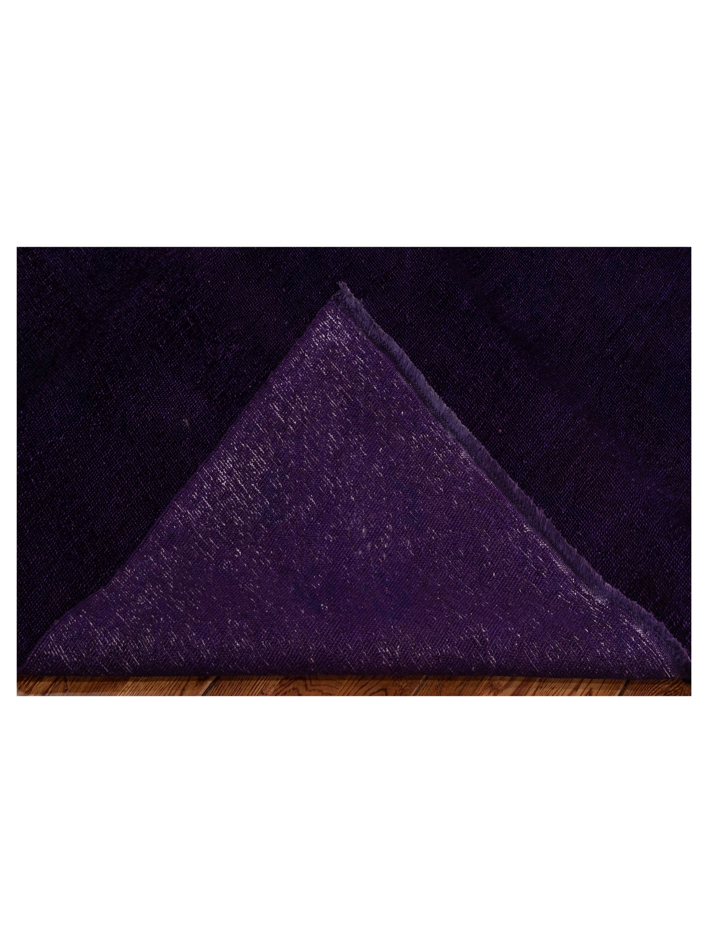Vintage 78631 Dark Purple 6.10x7.7 Hand Knotted Rug