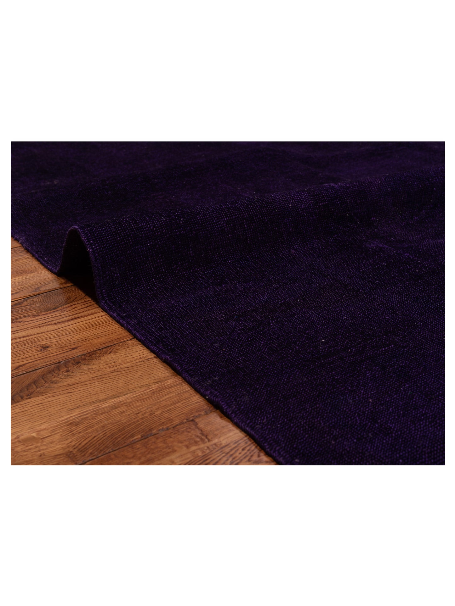 Vintage 78631 Dark Purple 6.10x7.7 Hand Knotted Rug