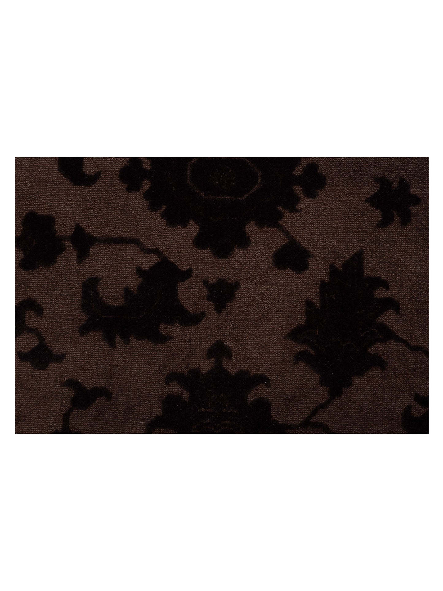 Vintage 78846 Brown 9.1x12.6 Hand Knotted Rug