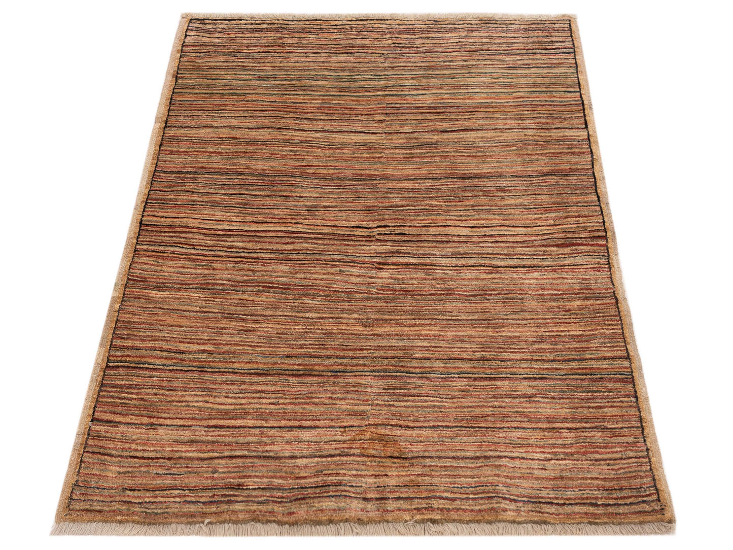 Gabbeh 79585 Multi 3.8x4.7 Hand Knotted Rug