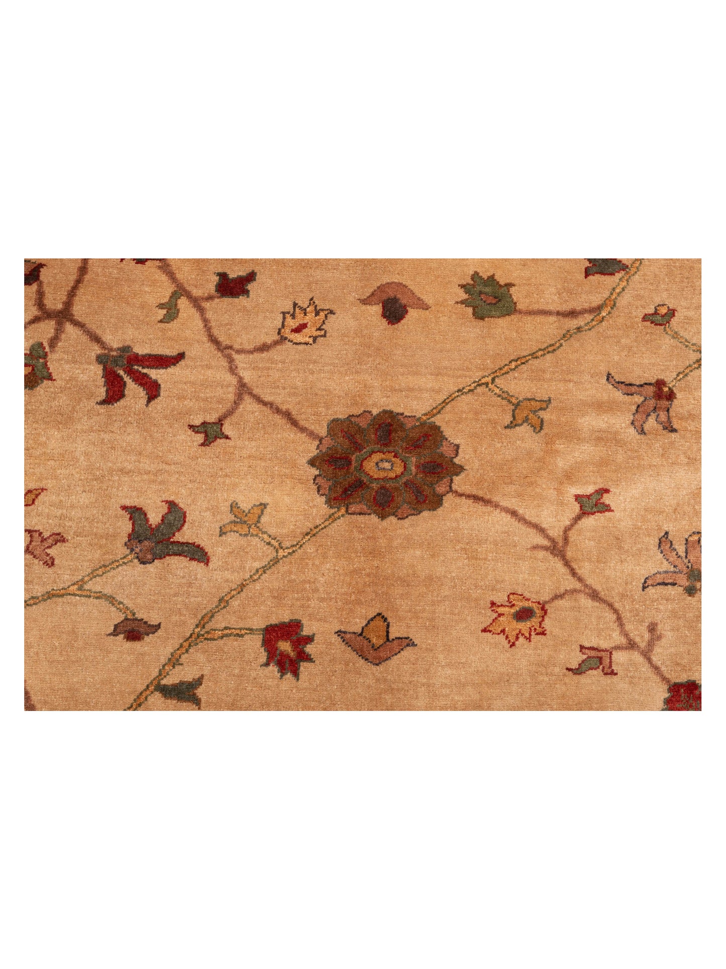 Elvan Serin Ivory Gold 4.10x7.11 Hand Knotted Rug