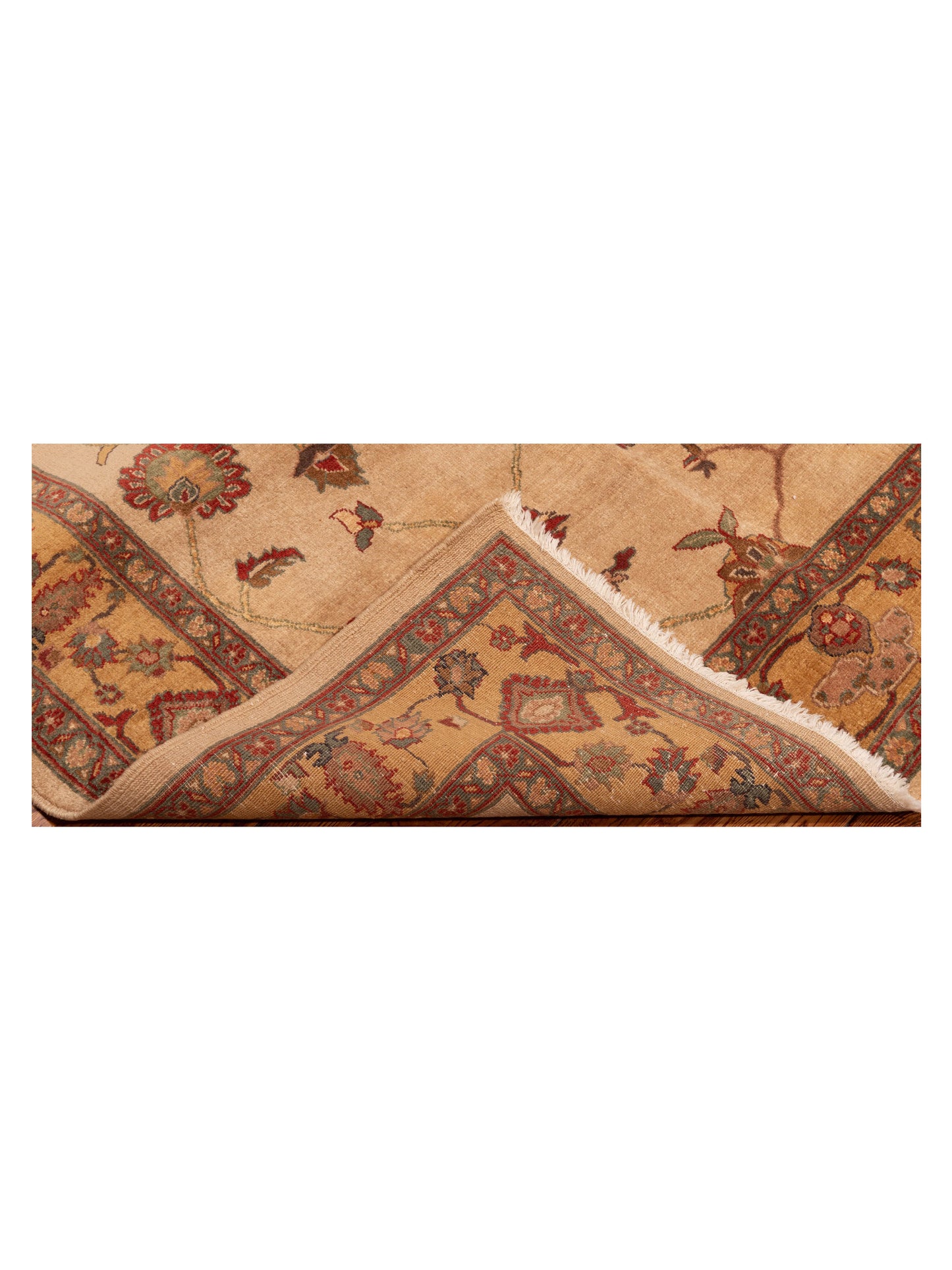 Elvan Serin Ivory Gold 4.10x7.11 Hand Knotted Rug