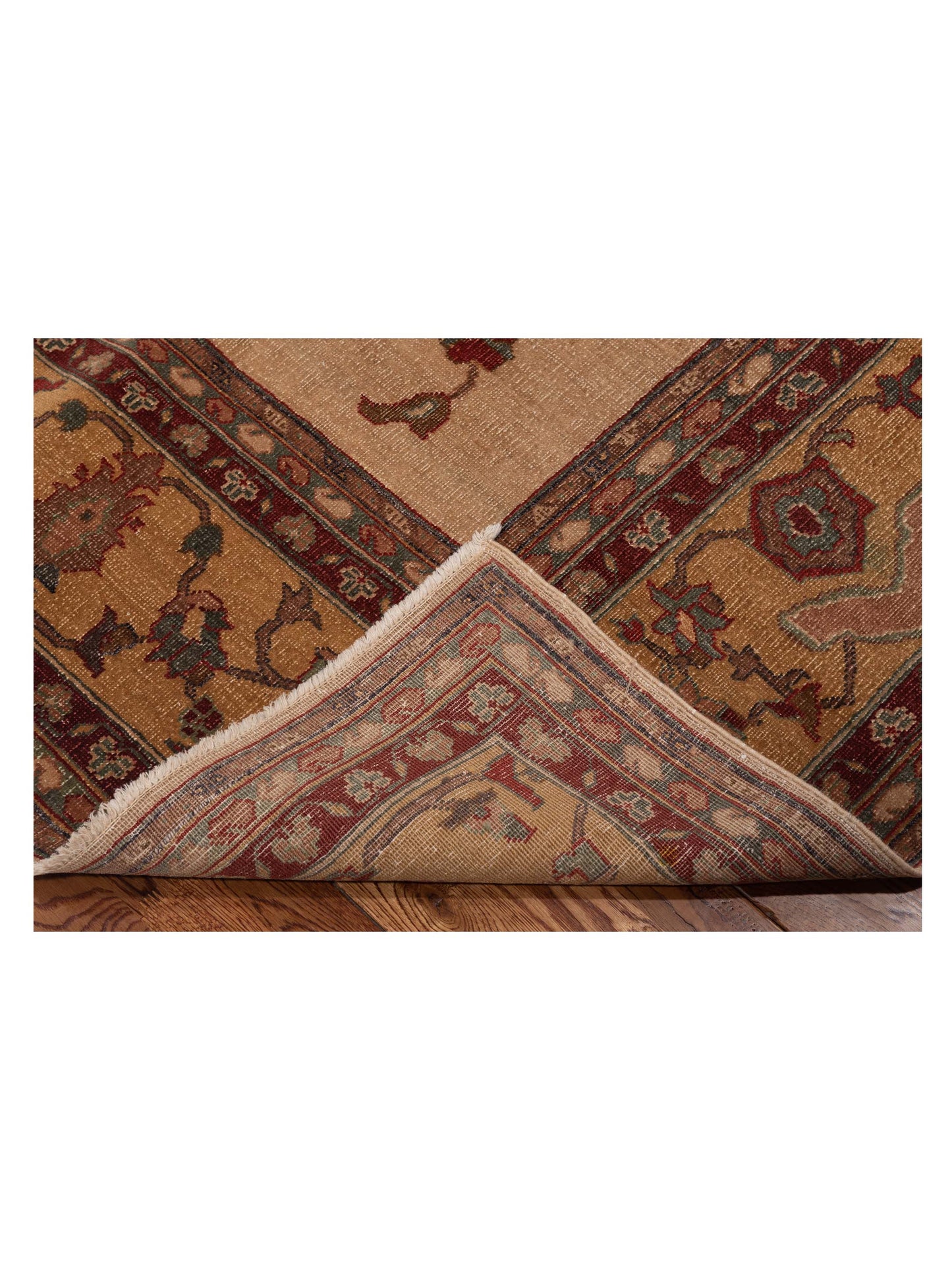 Elvan Serin Beige Gold 7.10x10.1 Hand Knotted Rug