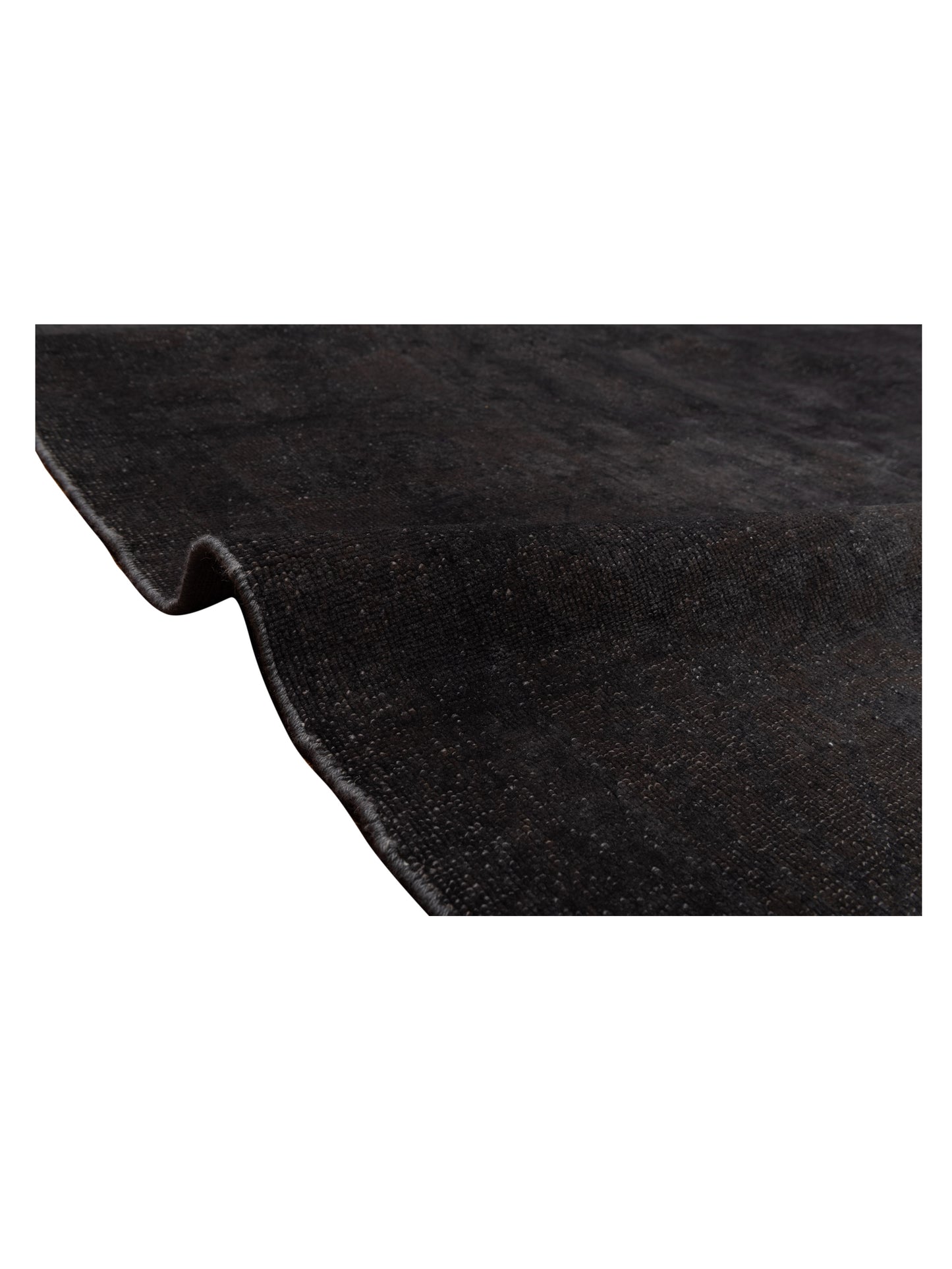 Vintage 79877 Charcoal 10.10x14.8 Hand Knotted Rug