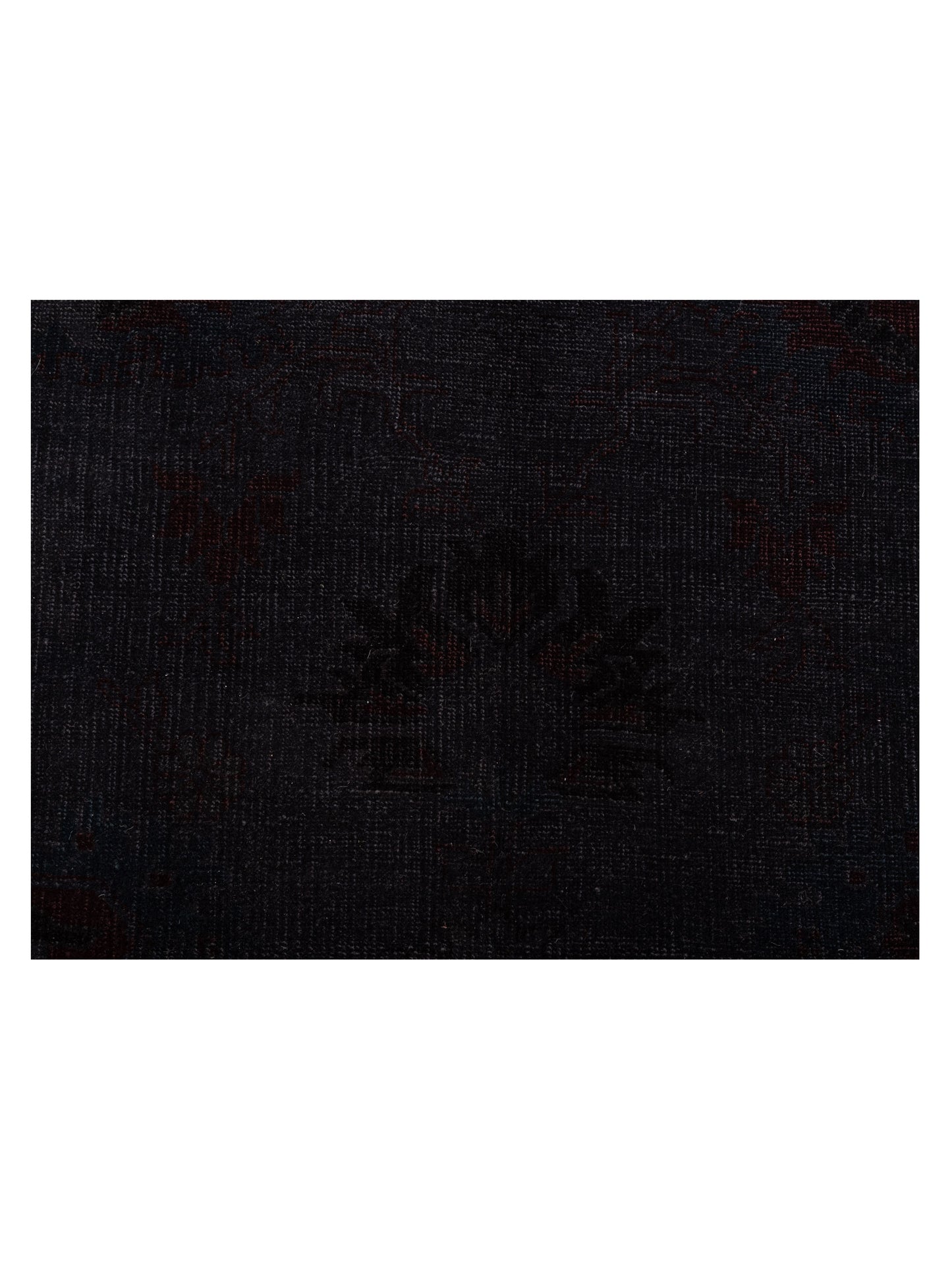 Elvan Nesif Charcoal 8.7x9.7 Hand Knotted Rug