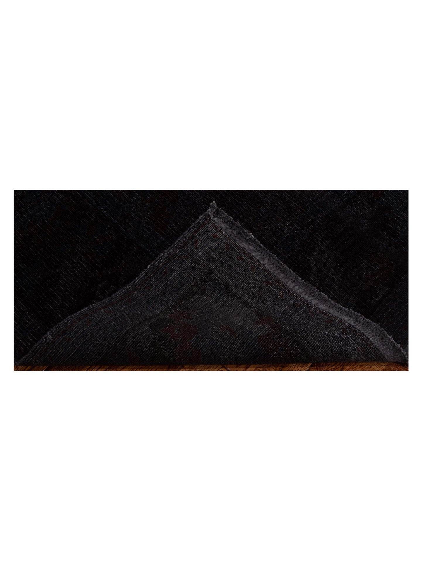 Elvan Nesif Charcoal 8.7x9.7 Hand Knotted Rug