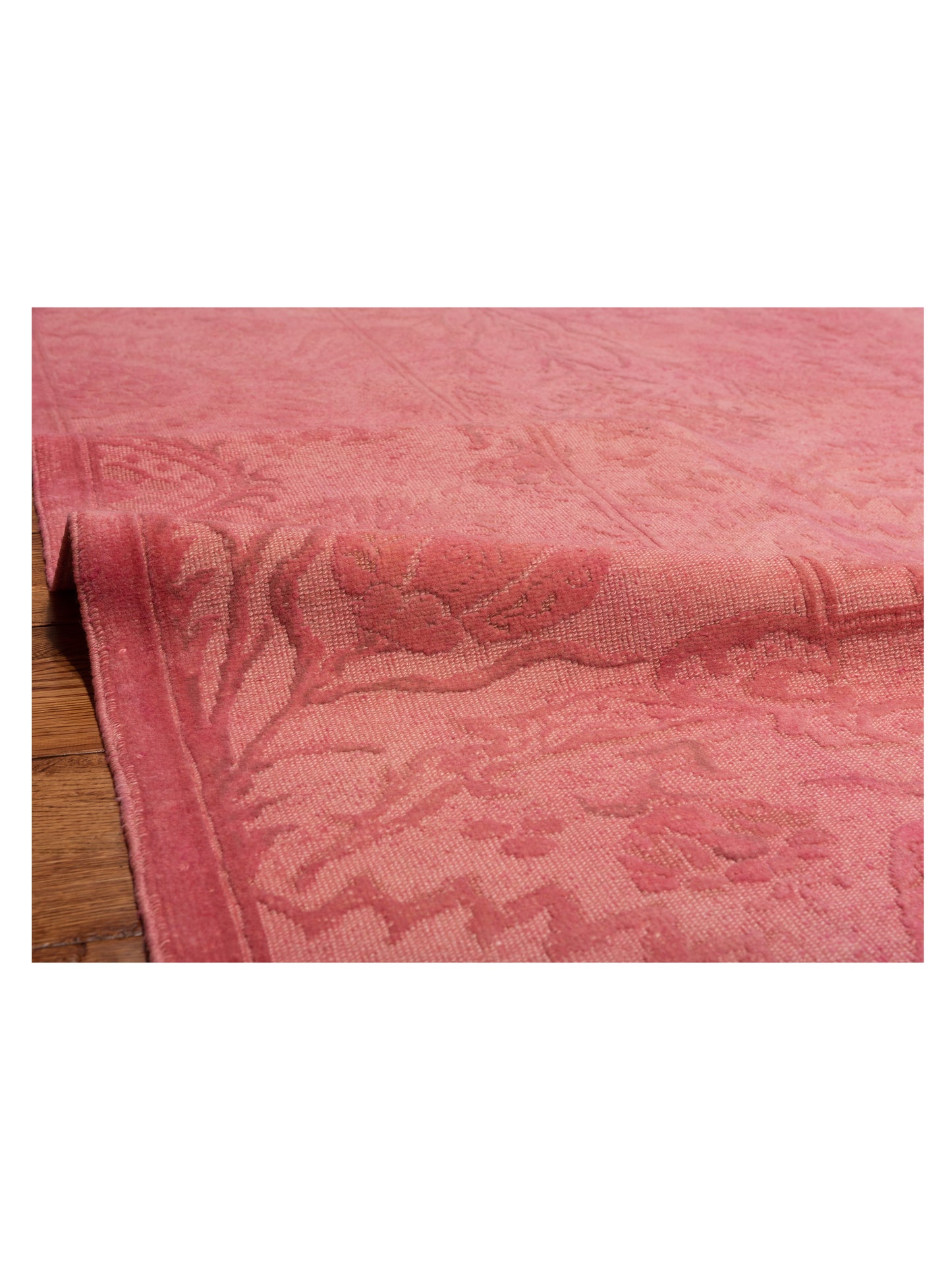 Vintage 80263 Pink 9.2x12.10 Hand Knotted Rug