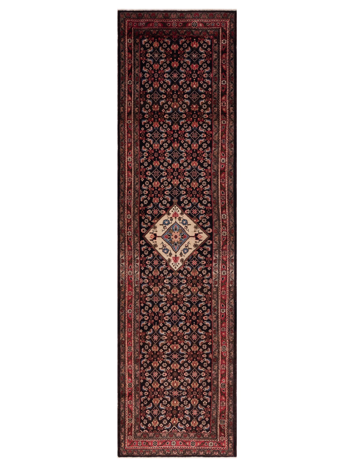 Pasha Antique Heirloom Brown Red Contemporary