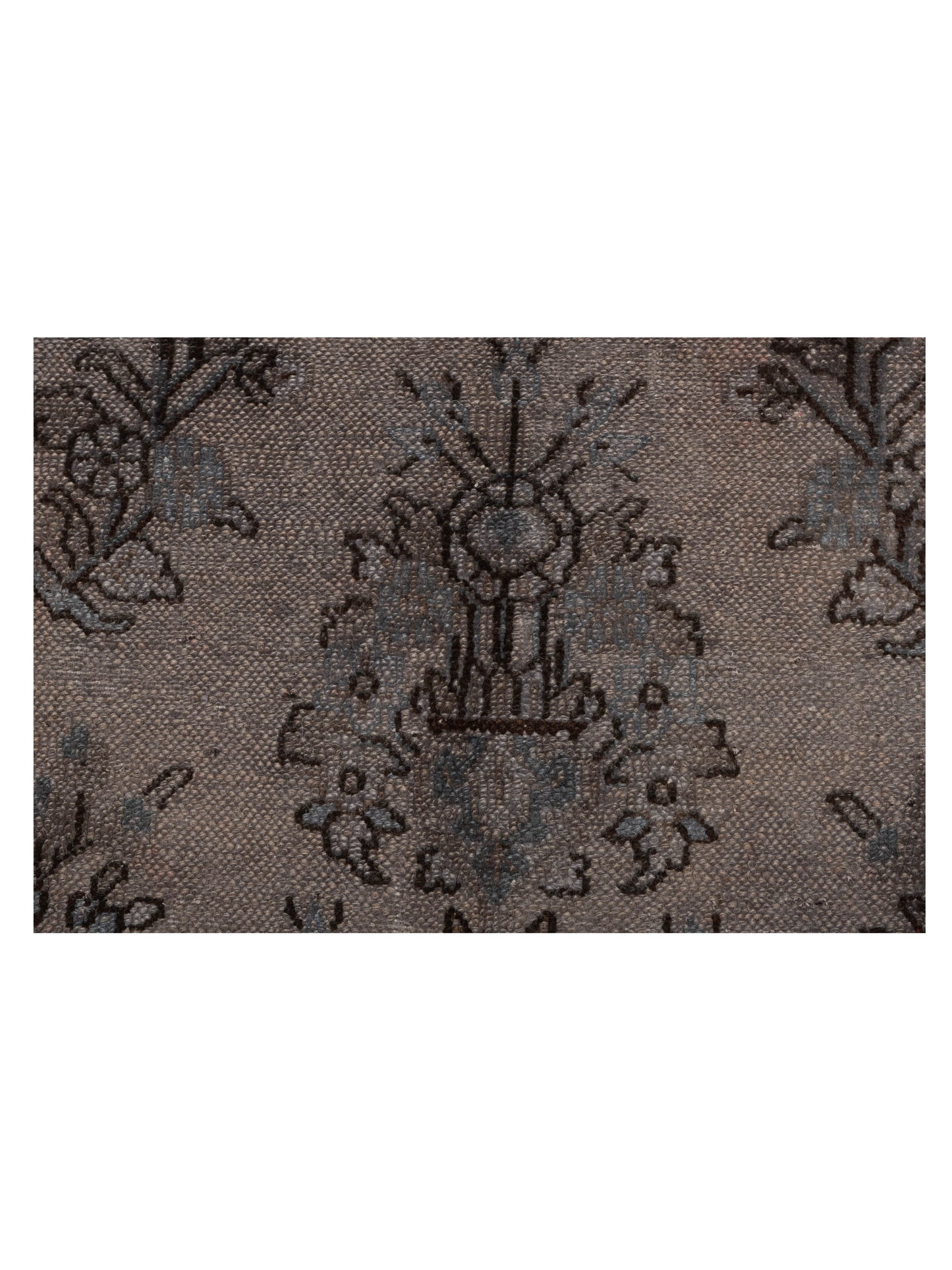 Vintage 80628 Gray 8.7x11.8 Hand Knotted Rug