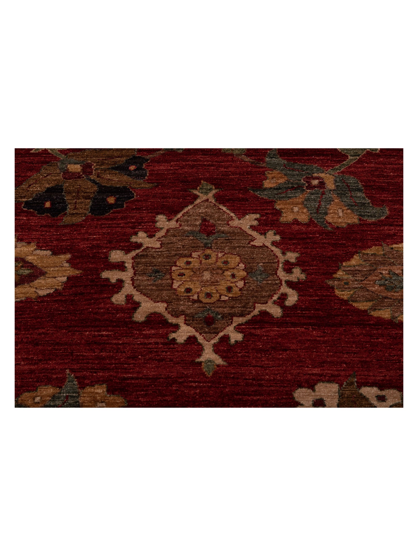 Elvan Nurgul Red Ivory 12x17.10 Hand Knotted Rug