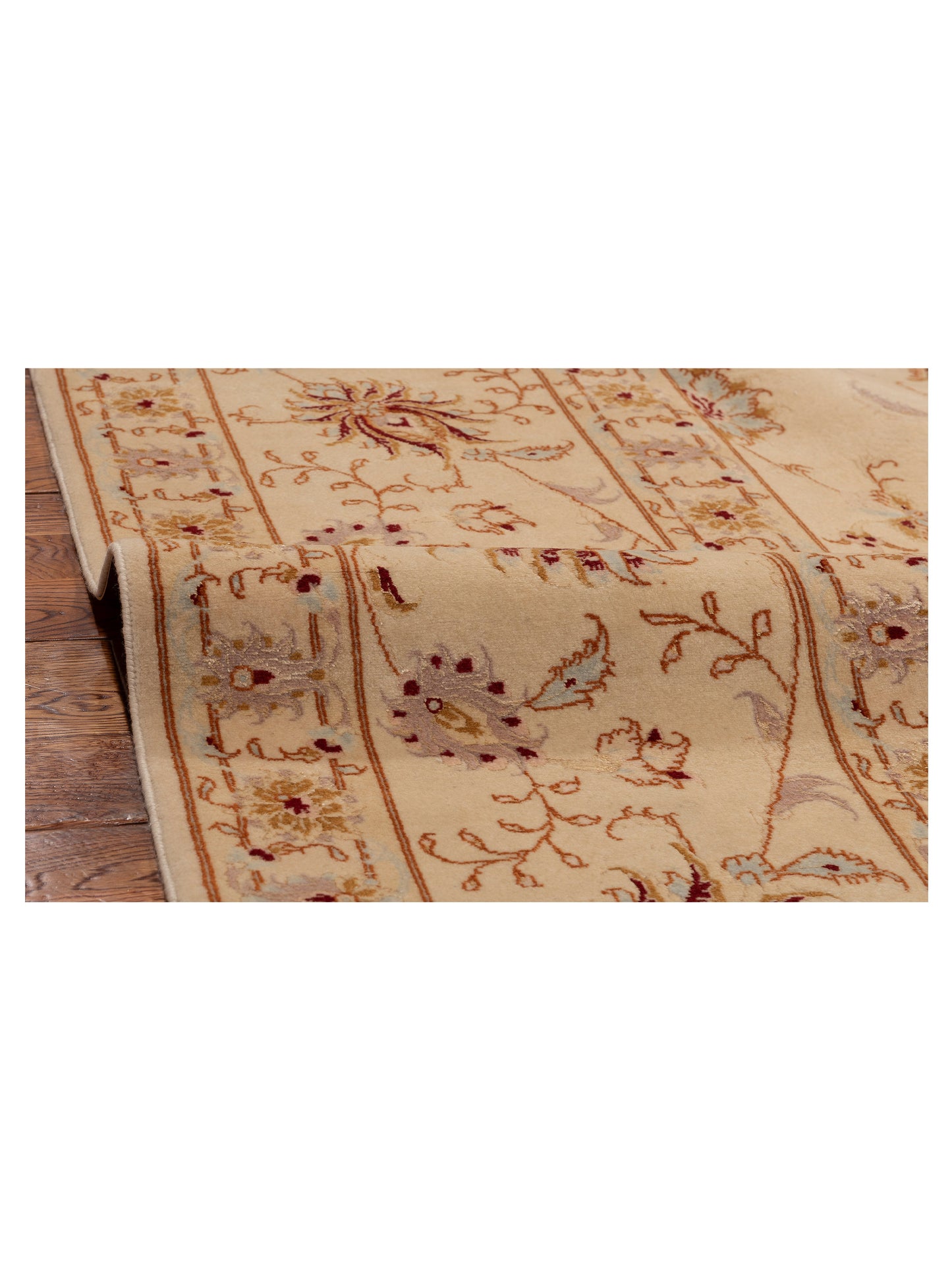 Mastersilk 81091 Ivory Ivory 10x13.2 Hand Knotted Rug