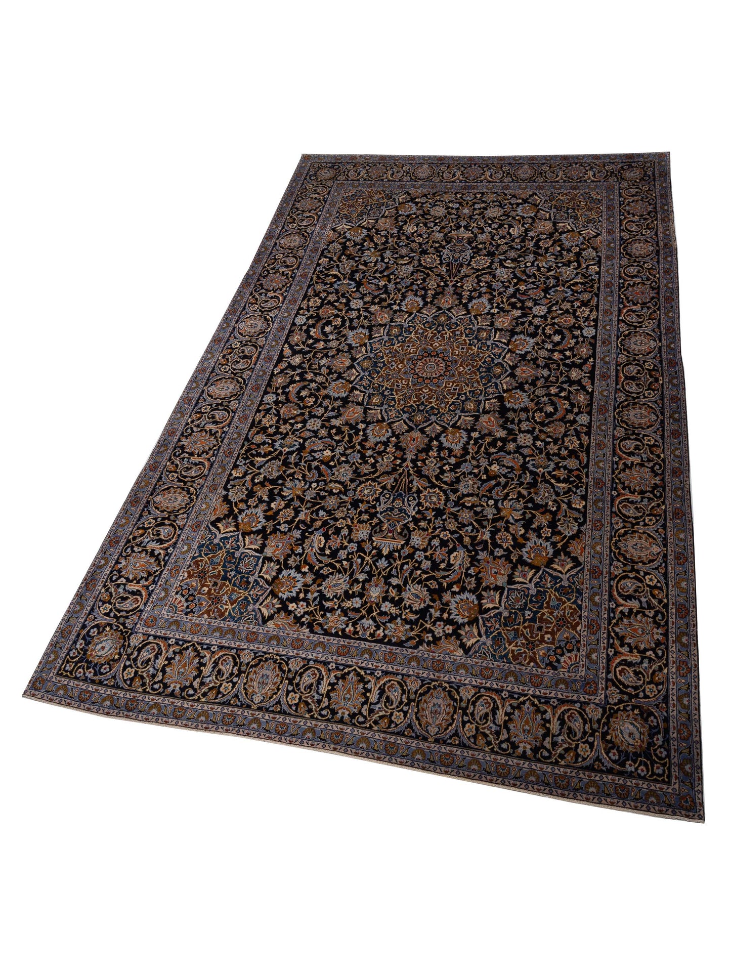 Antique Heirloom 81259 Navy 10.2x16.5 Hand Knotted Rug
