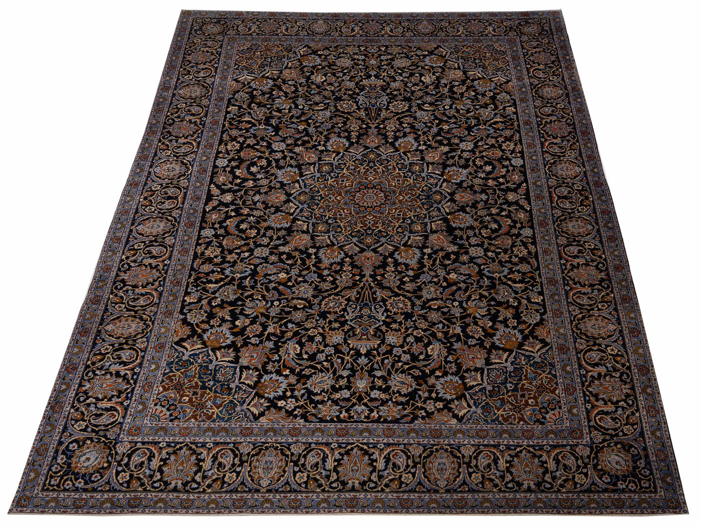 Antique Heirloom 81259 Navy 10.2x16.5 Hand Knotted Rug