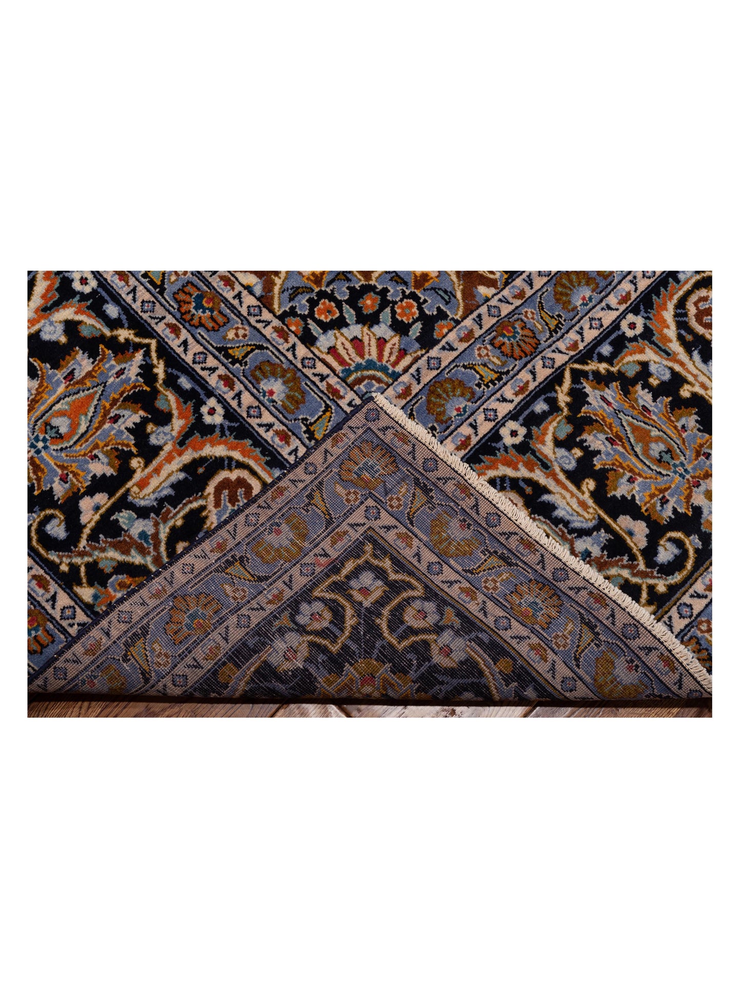 Antique Heirloom 81259 Navy 10.2x16.5 Hand Knotted Rug