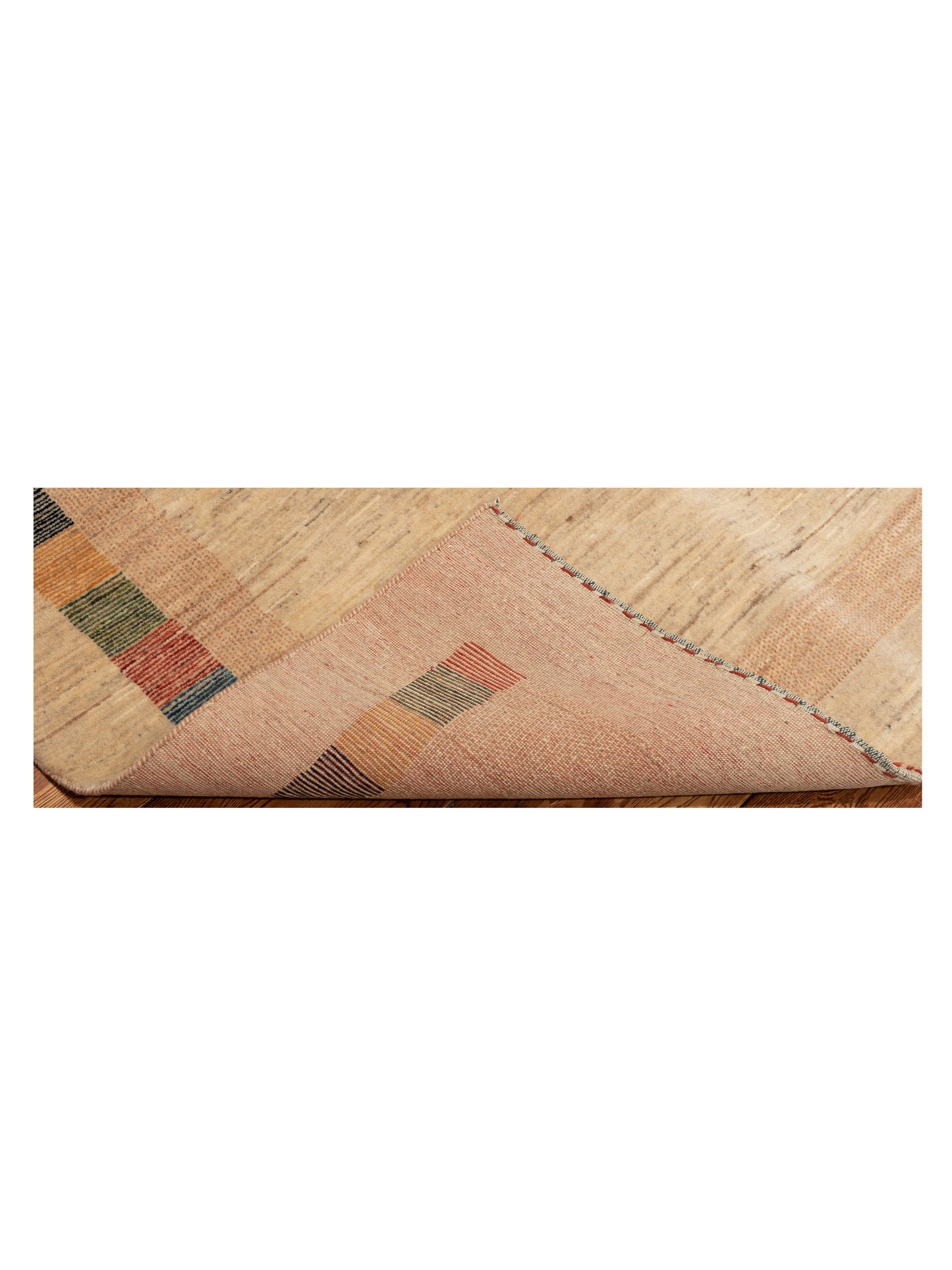 Modern Gabbeh 81399 Ivory 8x9.8 Hand Knotted Rugs