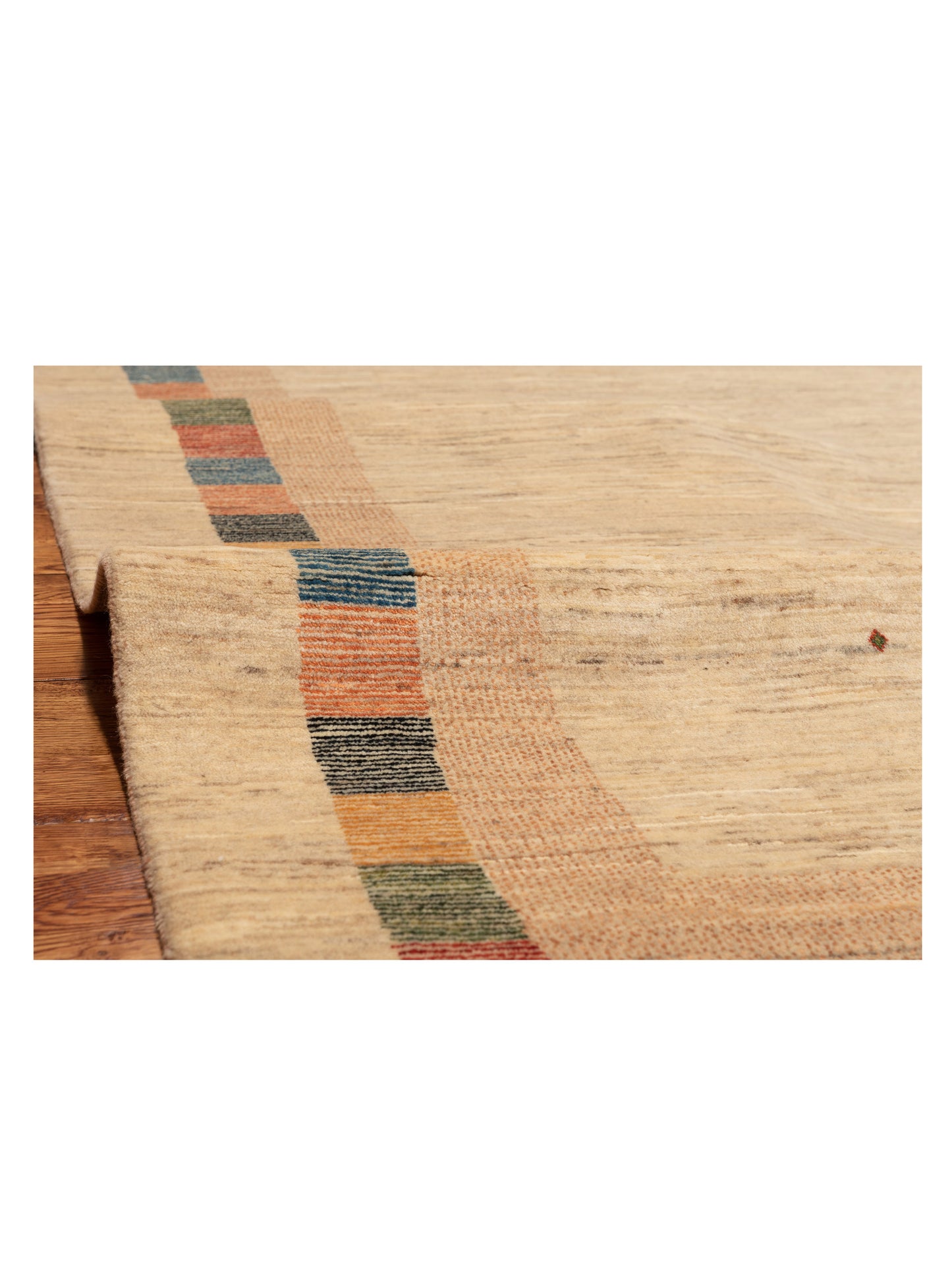 Modern Gabbeh 81399 Ivory 8x9.8 Hand Knotted Rugs