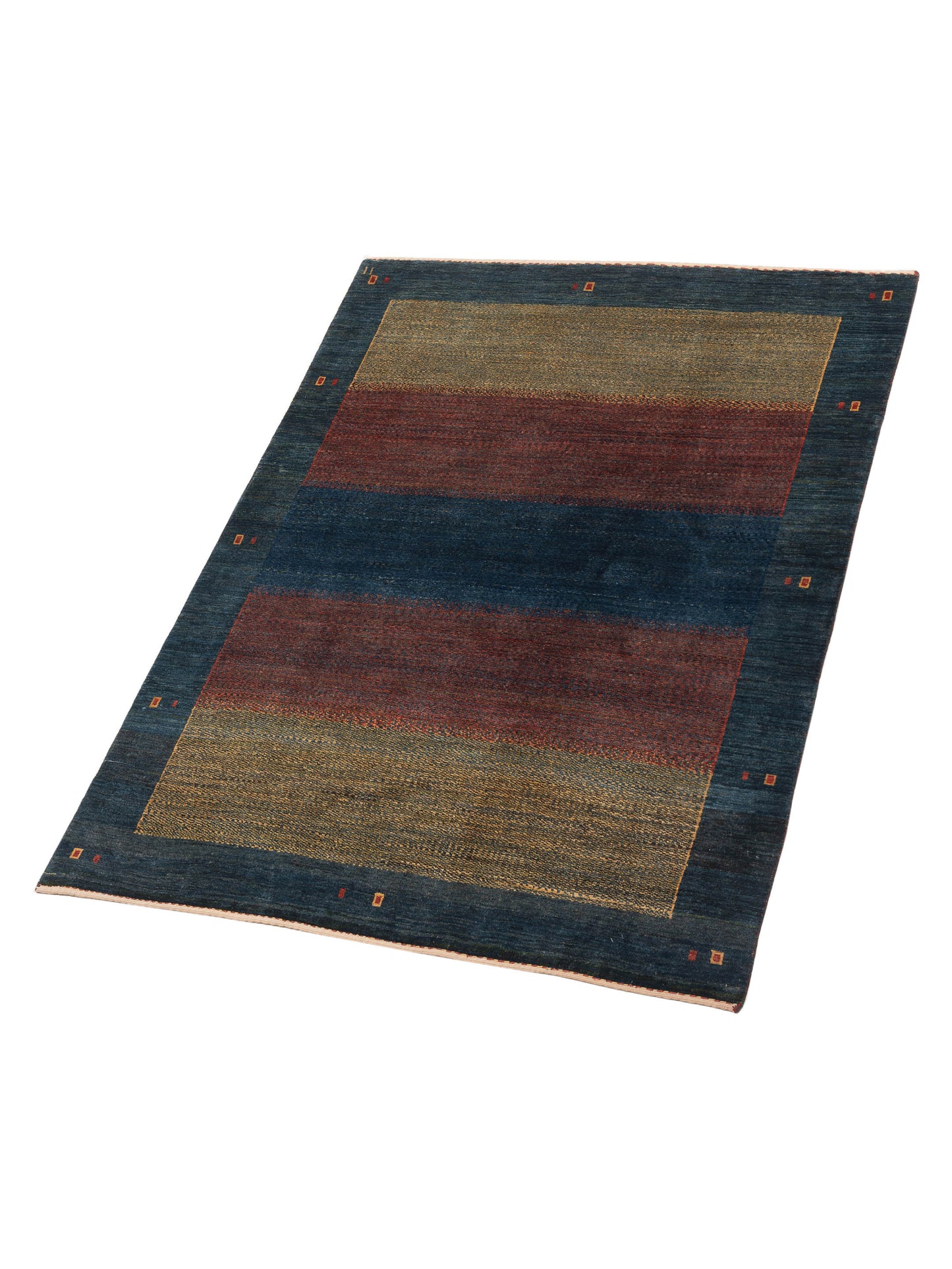 Modern Gabbeh 81401 Multi Multi 4.11x6.9 Hand Knotted Rugs