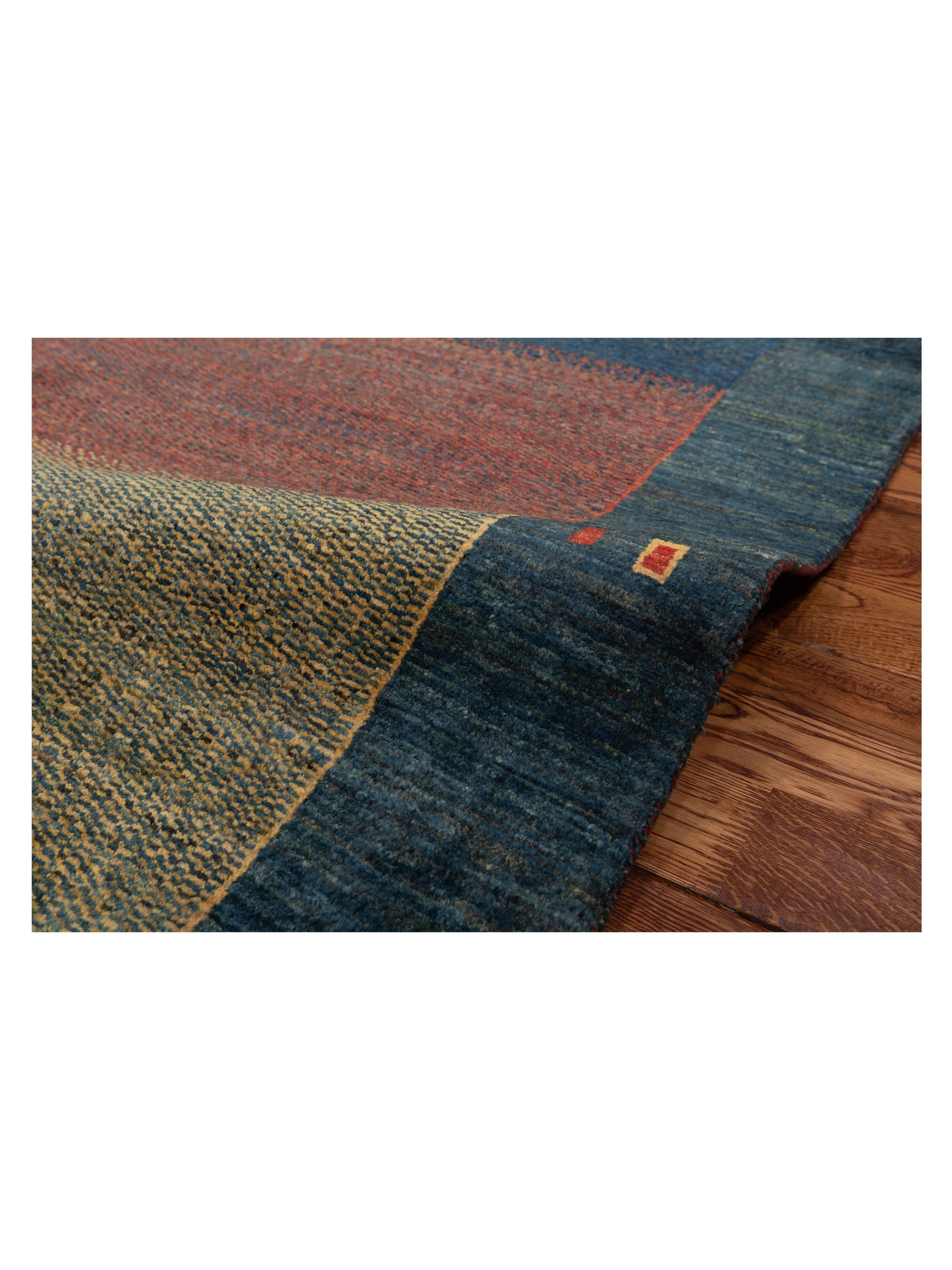 Modern Gabbeh 81401 Multi Multi 4.11x6.9 Hand Knotted Rugs