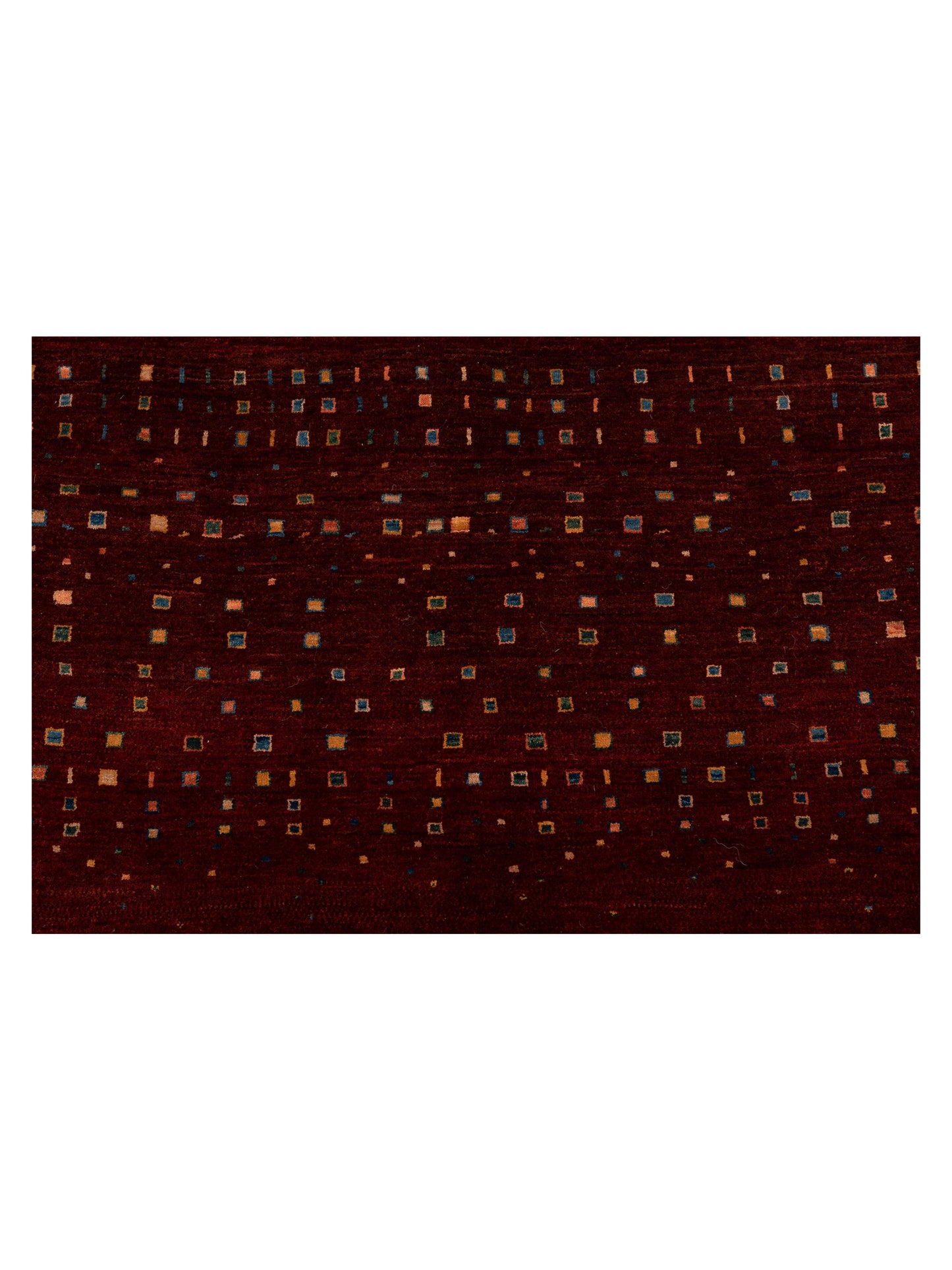 Modern Gabbeh 81420 Red 7.4x8.10 Hand Knotted Rugs