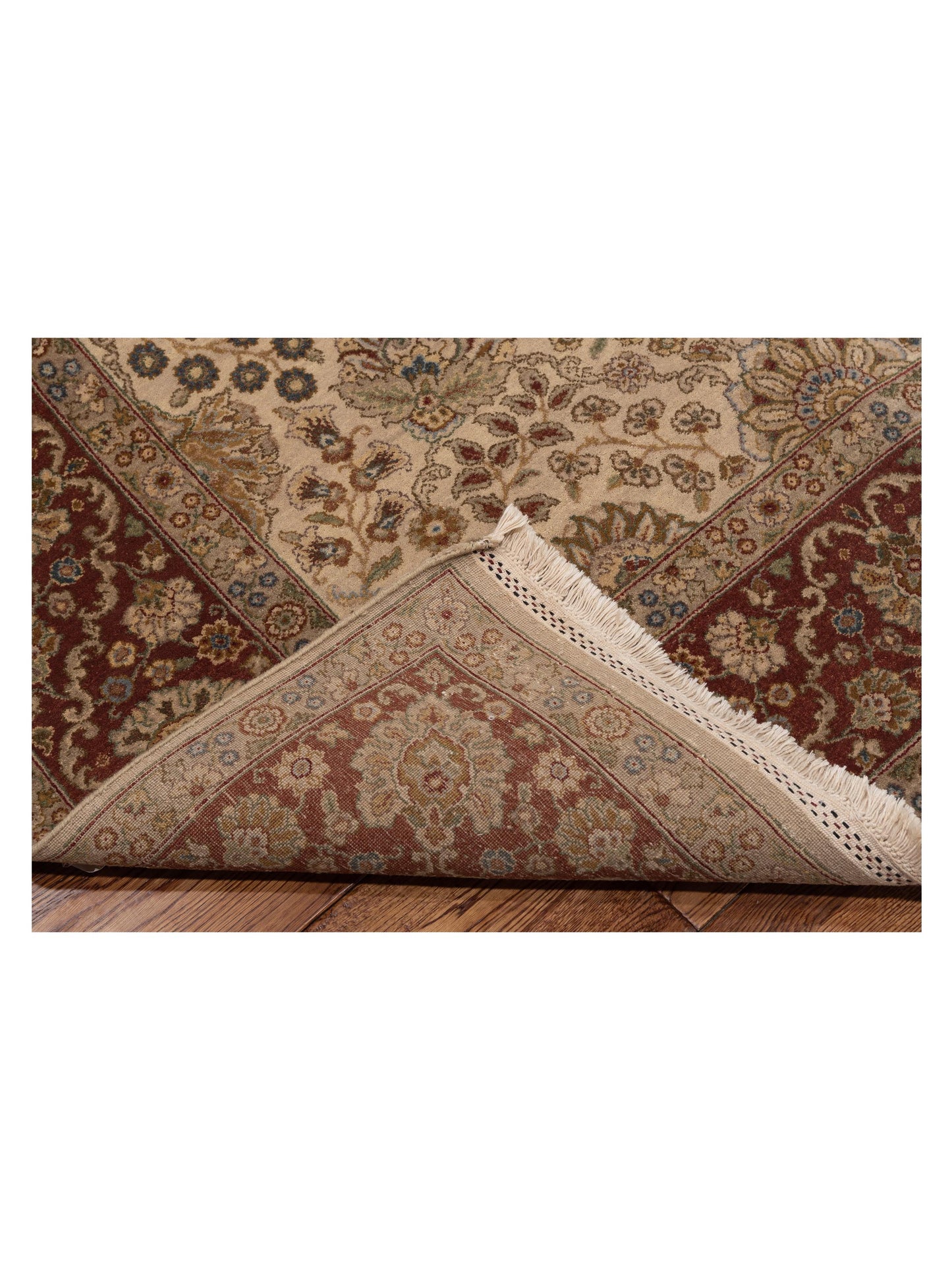 Empire 81629 Ivory Burgundy 8.2x10.3 Hand Knotted Rug