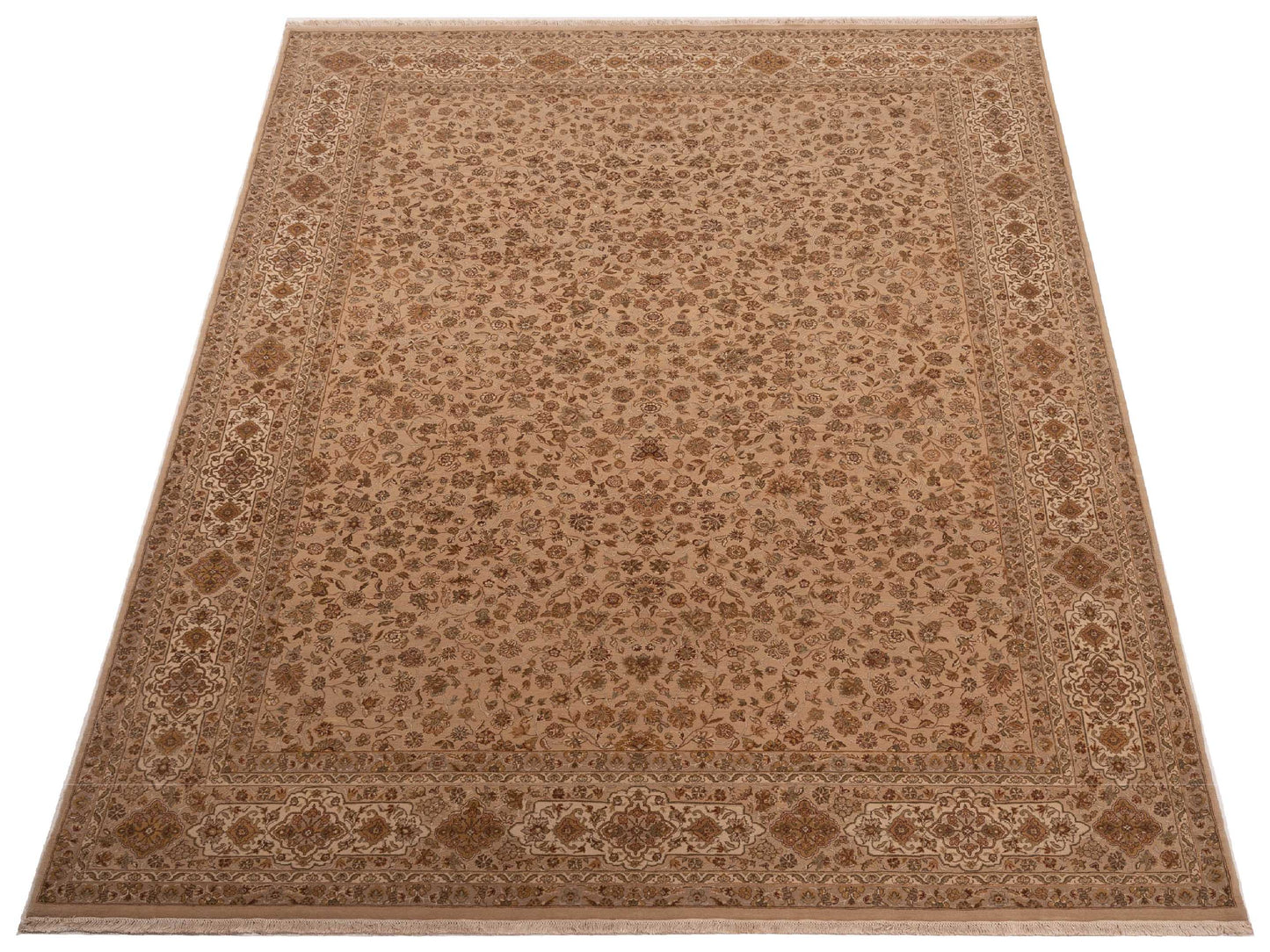 Empire 81630 Cream Cream 9.2x12.3 Hand Knotted Rug