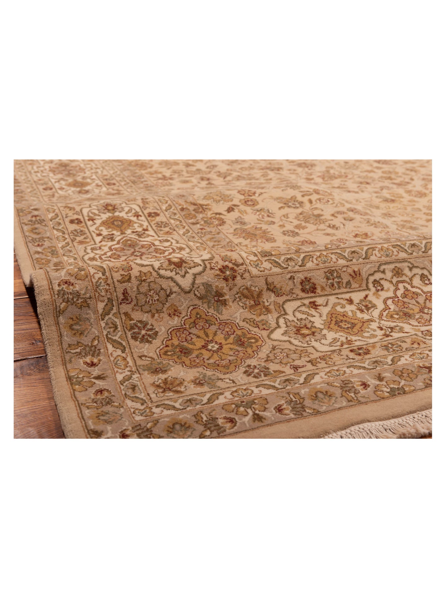 Empire 81630 Cream Cream 9.2x12.3 Hand Knotted Rug