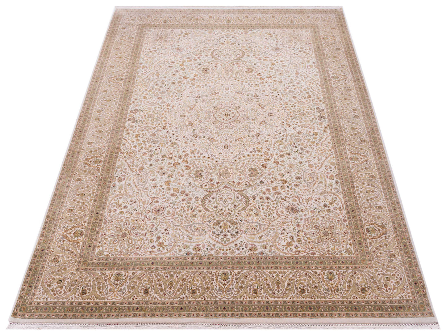 Empire 81636 Ivory Ivory 10.1x13.11 Hand Knotted Rug