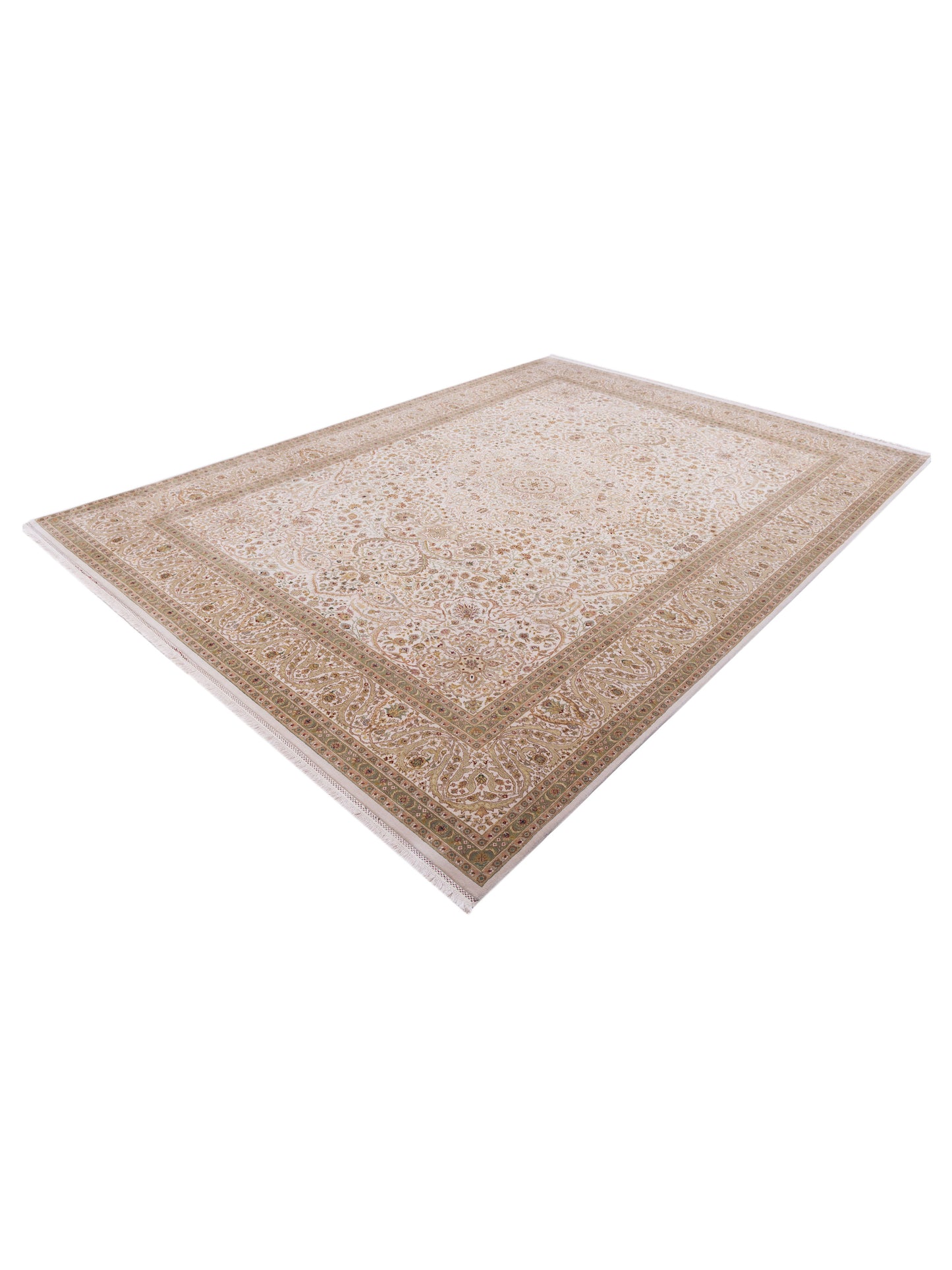 Empire 81636 Ivory Ivory 10.1x13.11 Hand Knotted Rug