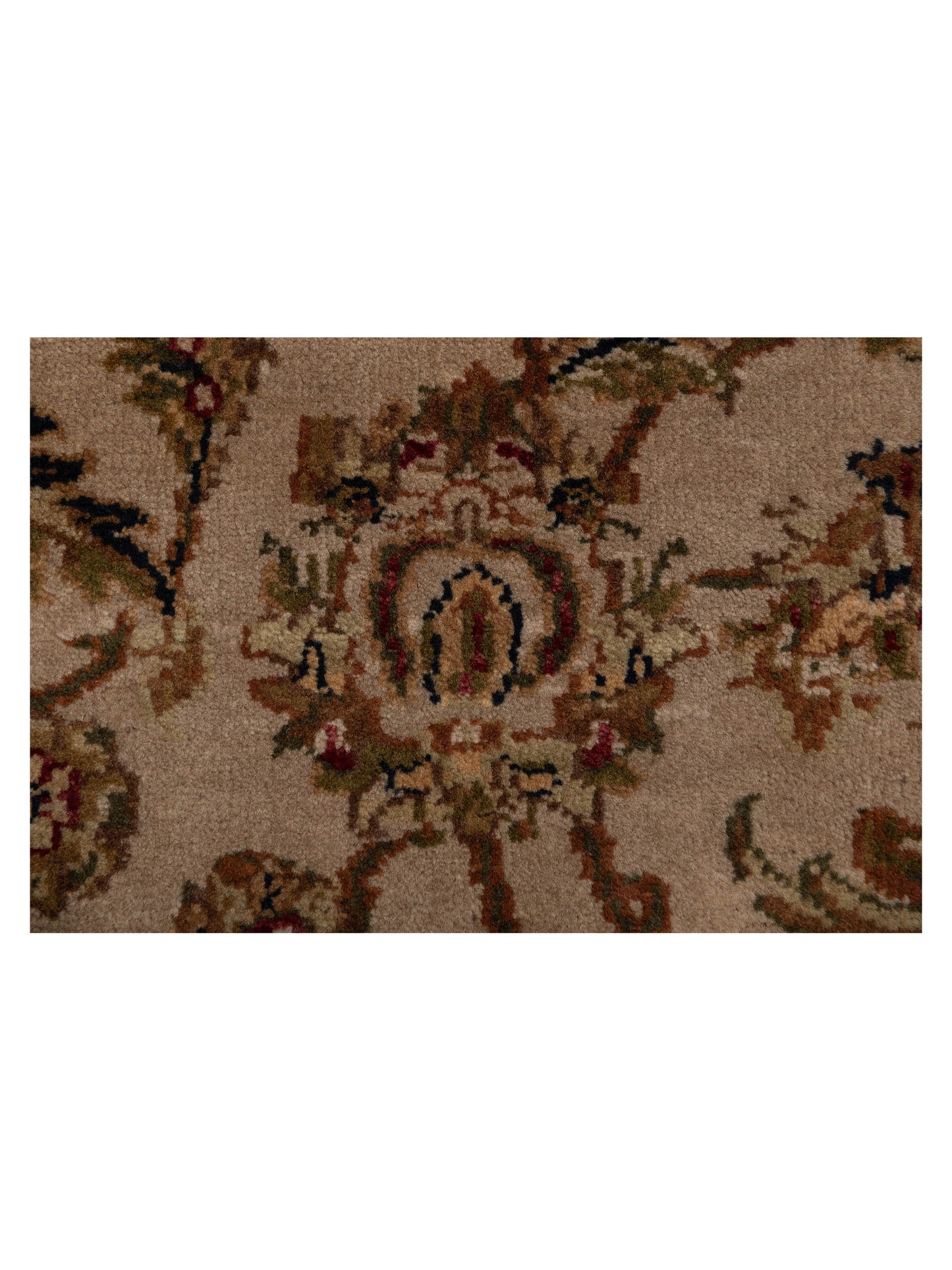 Crown 81673 Silver Ivory 8.2x10.3 Hand Knotted Rug