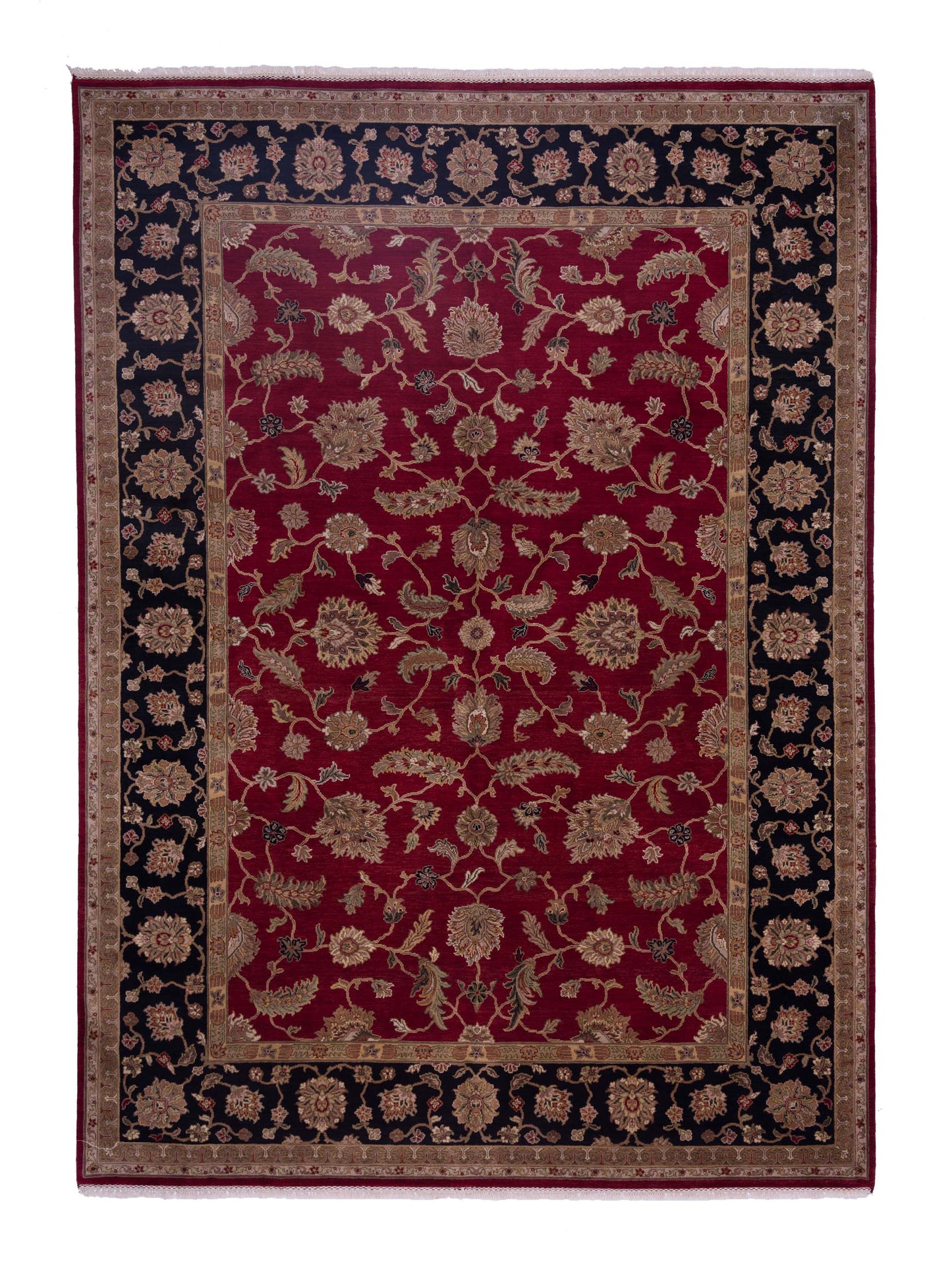 Royal 81701 Red Black 10.1x13.11 Hand Knotted Rug