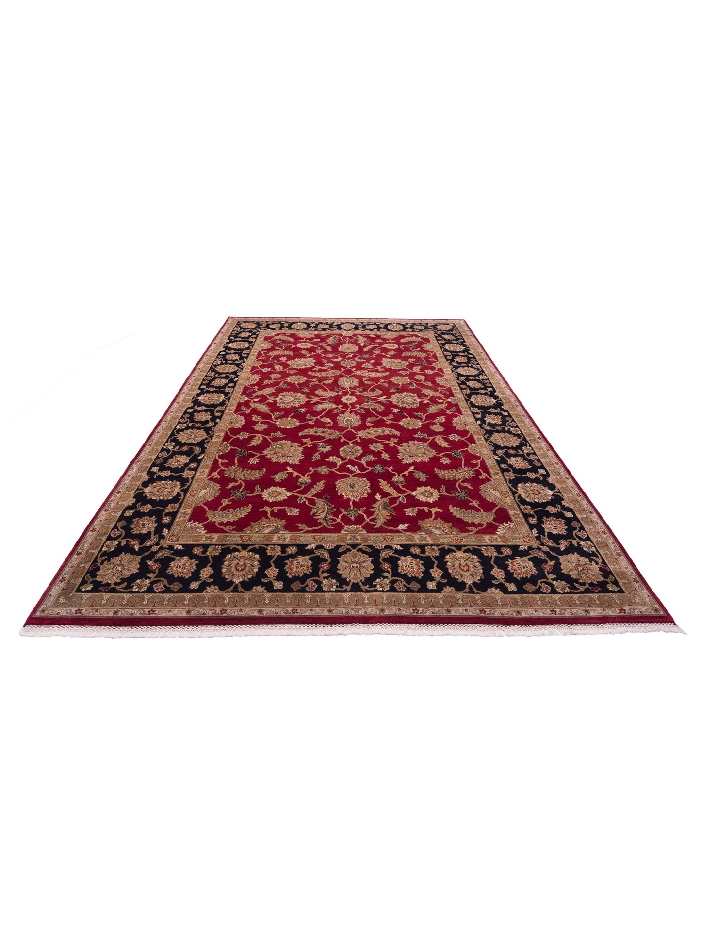 Royal 81701 Red Black 10.1x13.11 Hand Knotted Rug