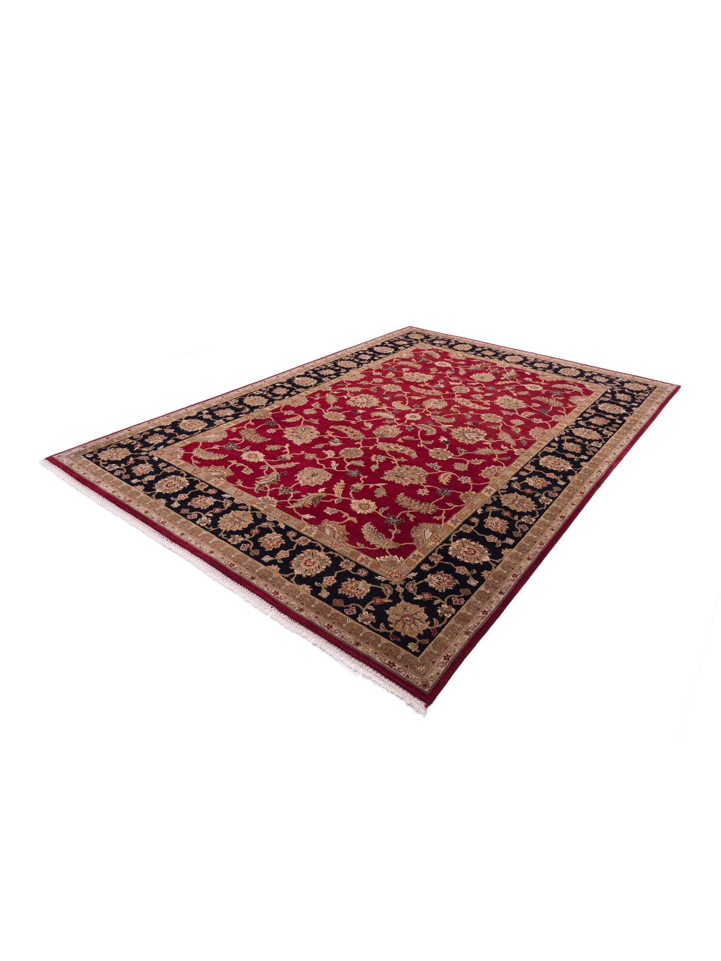 Royal 81701 Red Black 10.1x13.11 Hand Knotted Rug