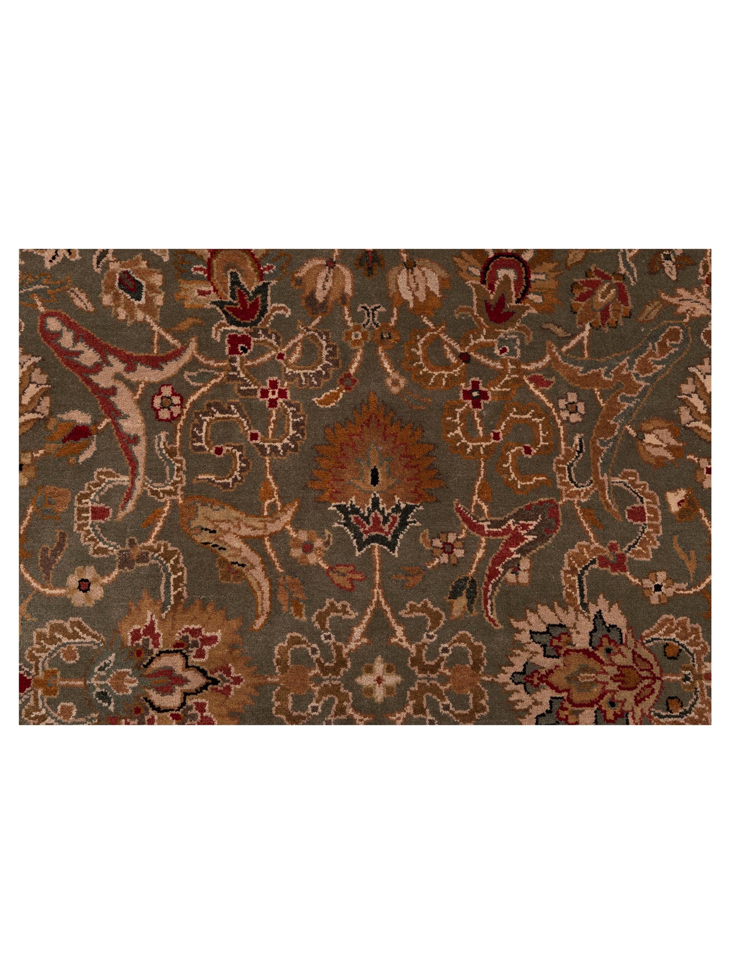 Jahan 82394 Green Black 9.1x11.10 Hand Knotted Rug