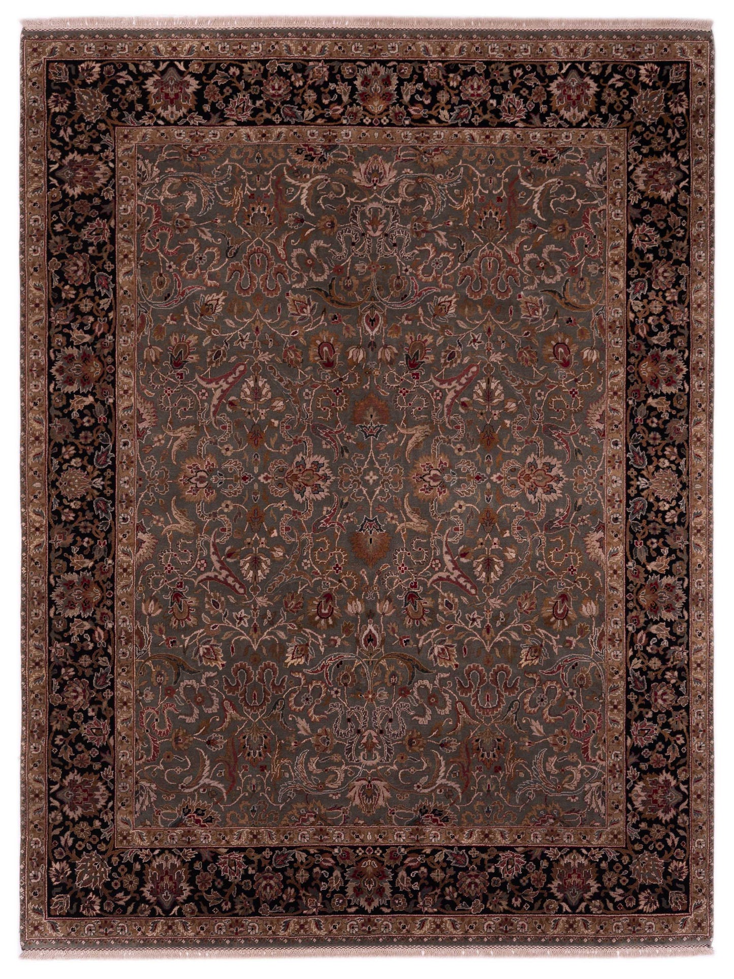 Rajpur Jahan Green Black Traditional