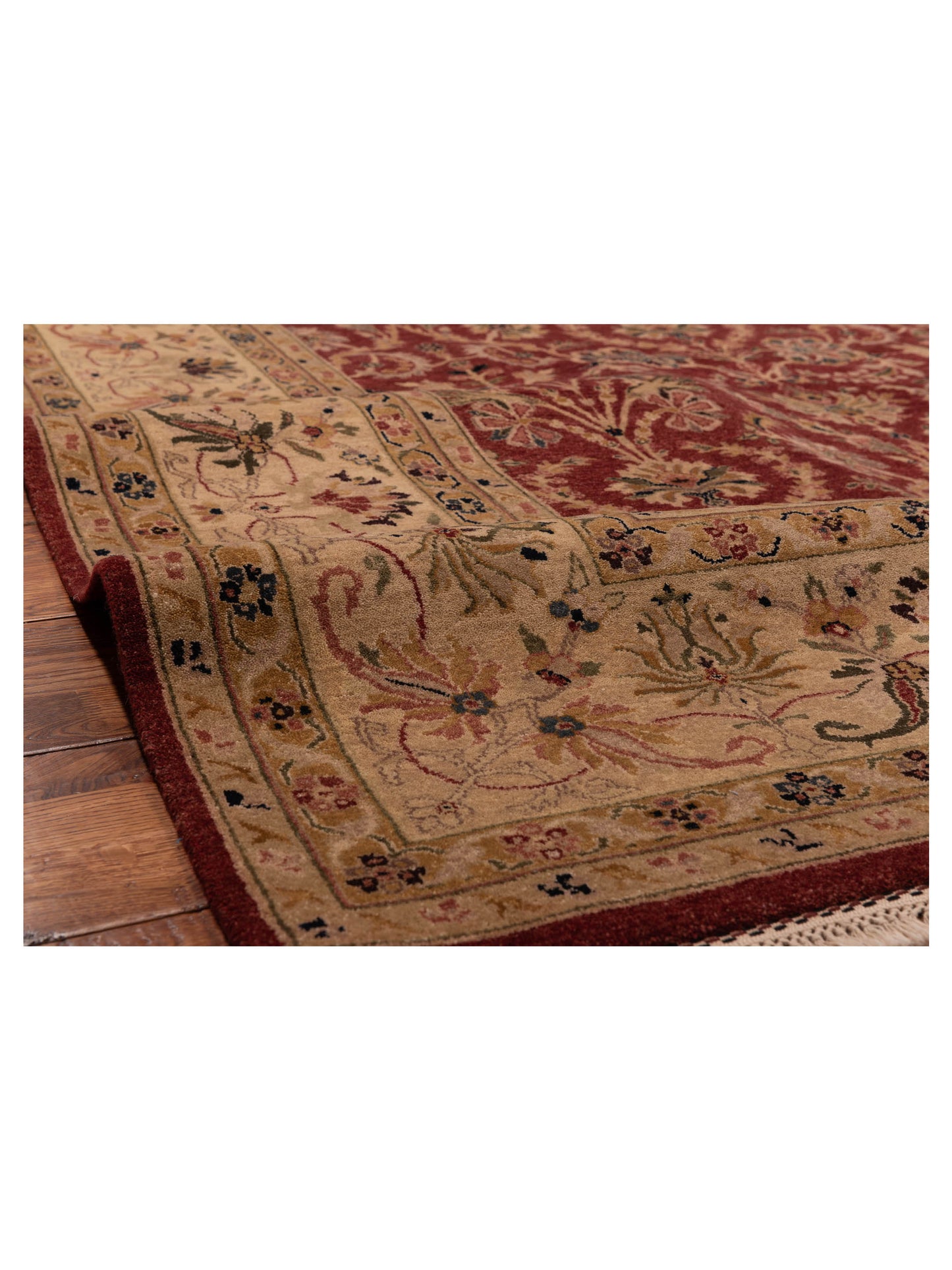 Platinum 82599 Red Beige 9.2x12.3 Hand Knotted Rug