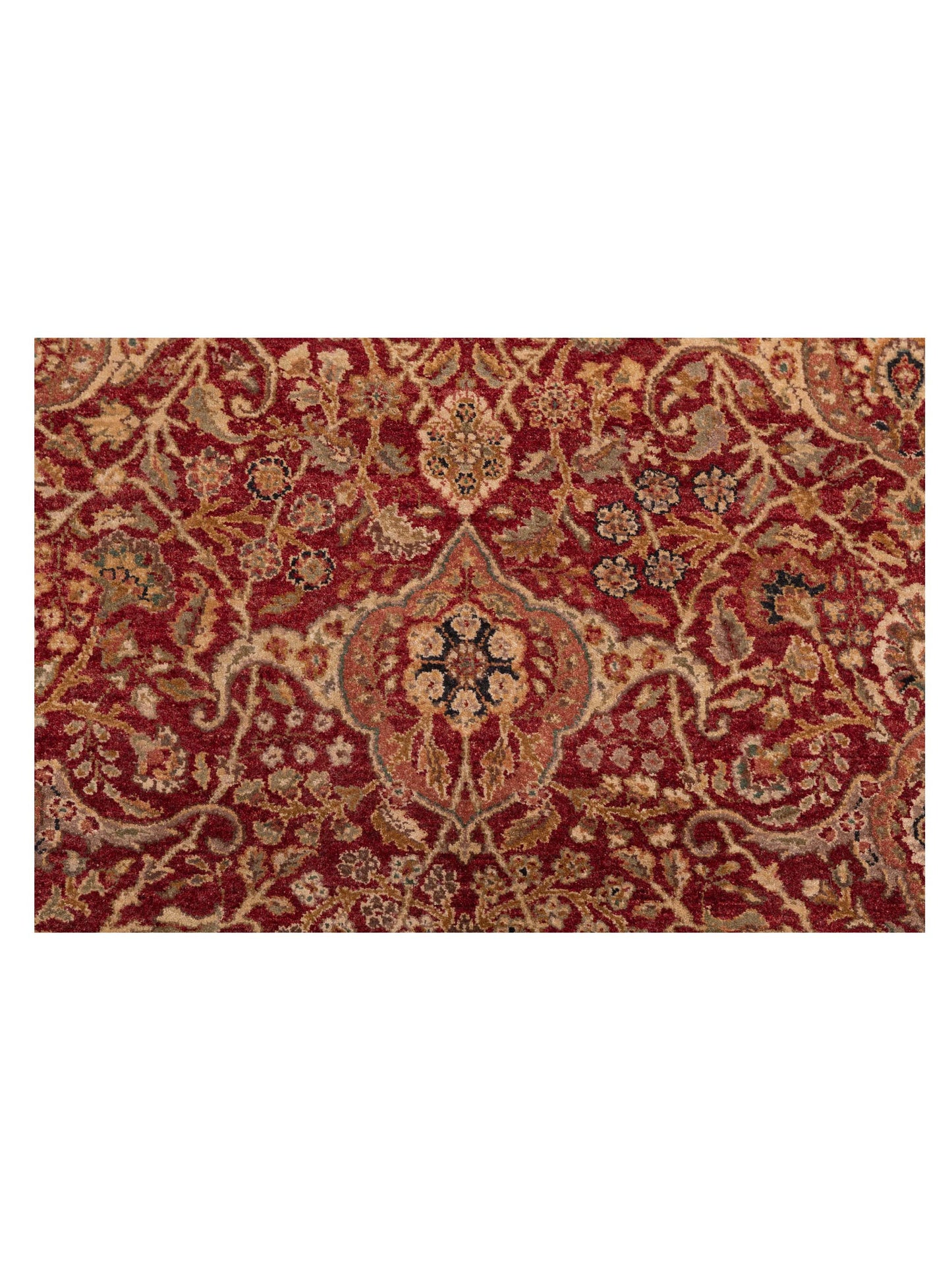 Platinum 82602 Red Ivory 6.1x12.3 Hand Knotted Rug