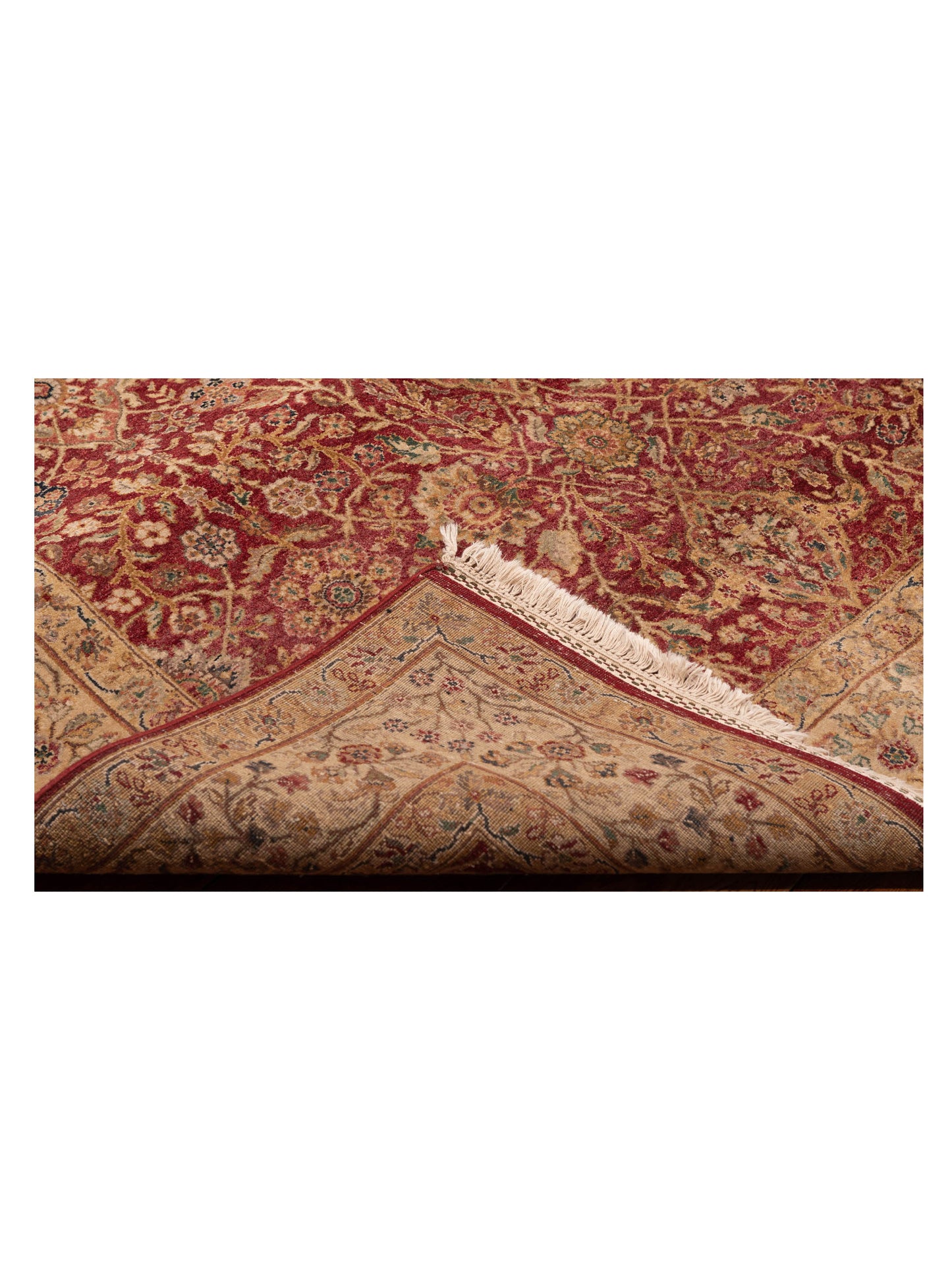 Platinum 82602 Red Ivory 6.1x12.3 Hand Knotted Rug