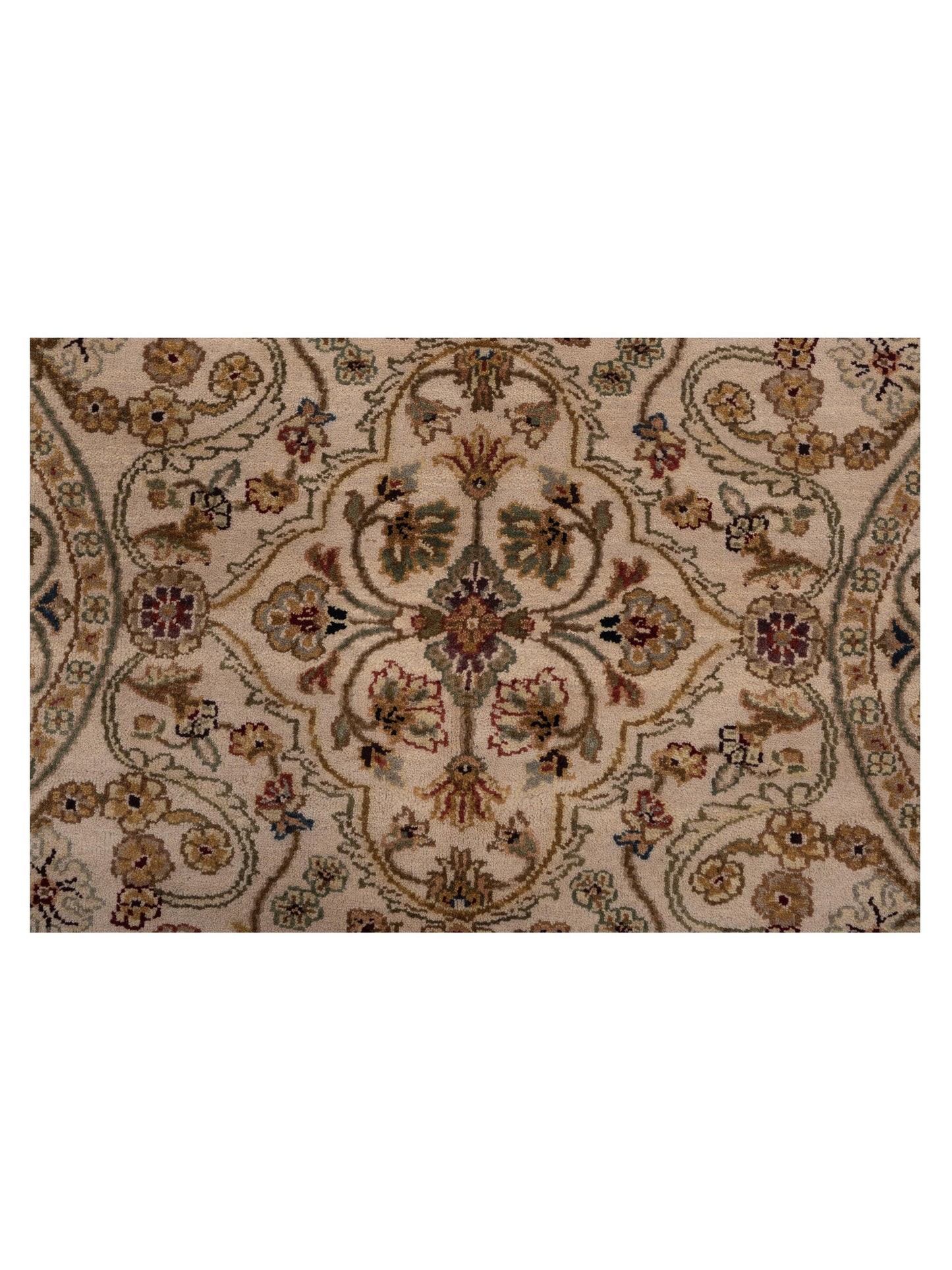 Platinum 82603 Ivory Ivory 8.2x10.2 Hand Knotted Rug