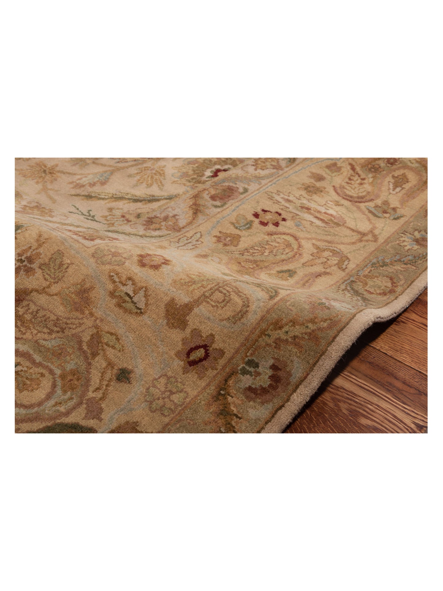 Crown 82680 Camel Camel 8.2x10.3 Hand Knotted Rug