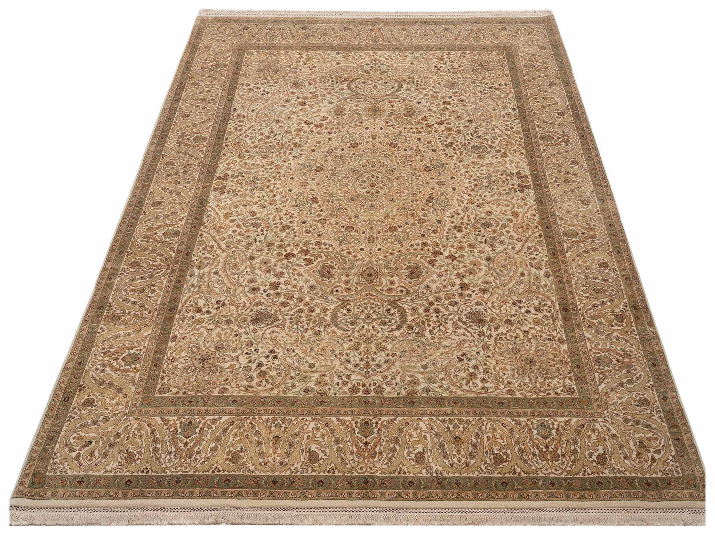 Empire 82688 Ivory Ivory 7.11x10 Hand Knotted Rug