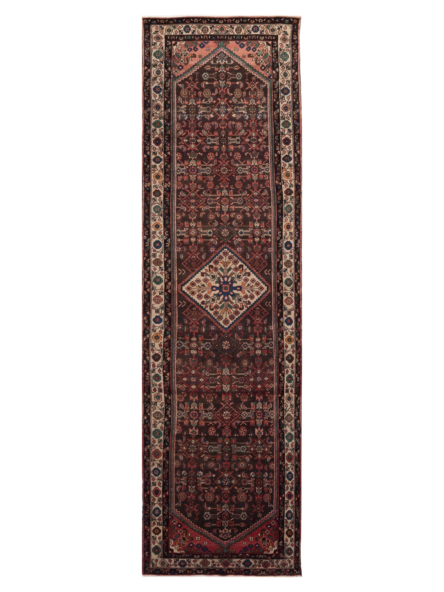 Pasha Antique Heirloom Rust Brown Traditional