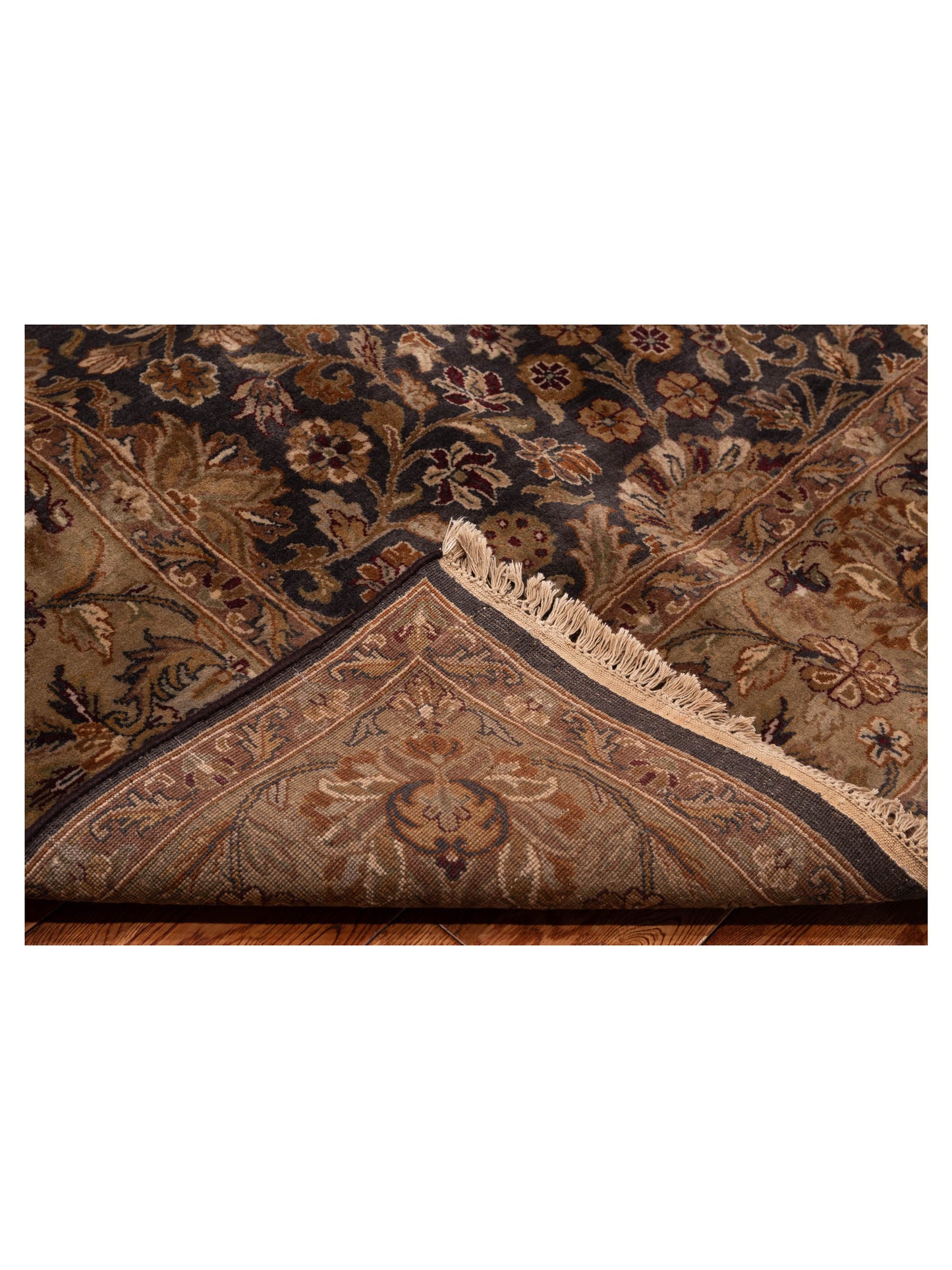 Royal 82965 Charcoal Light Green 8.11x11.5 Hand Knotted Rug