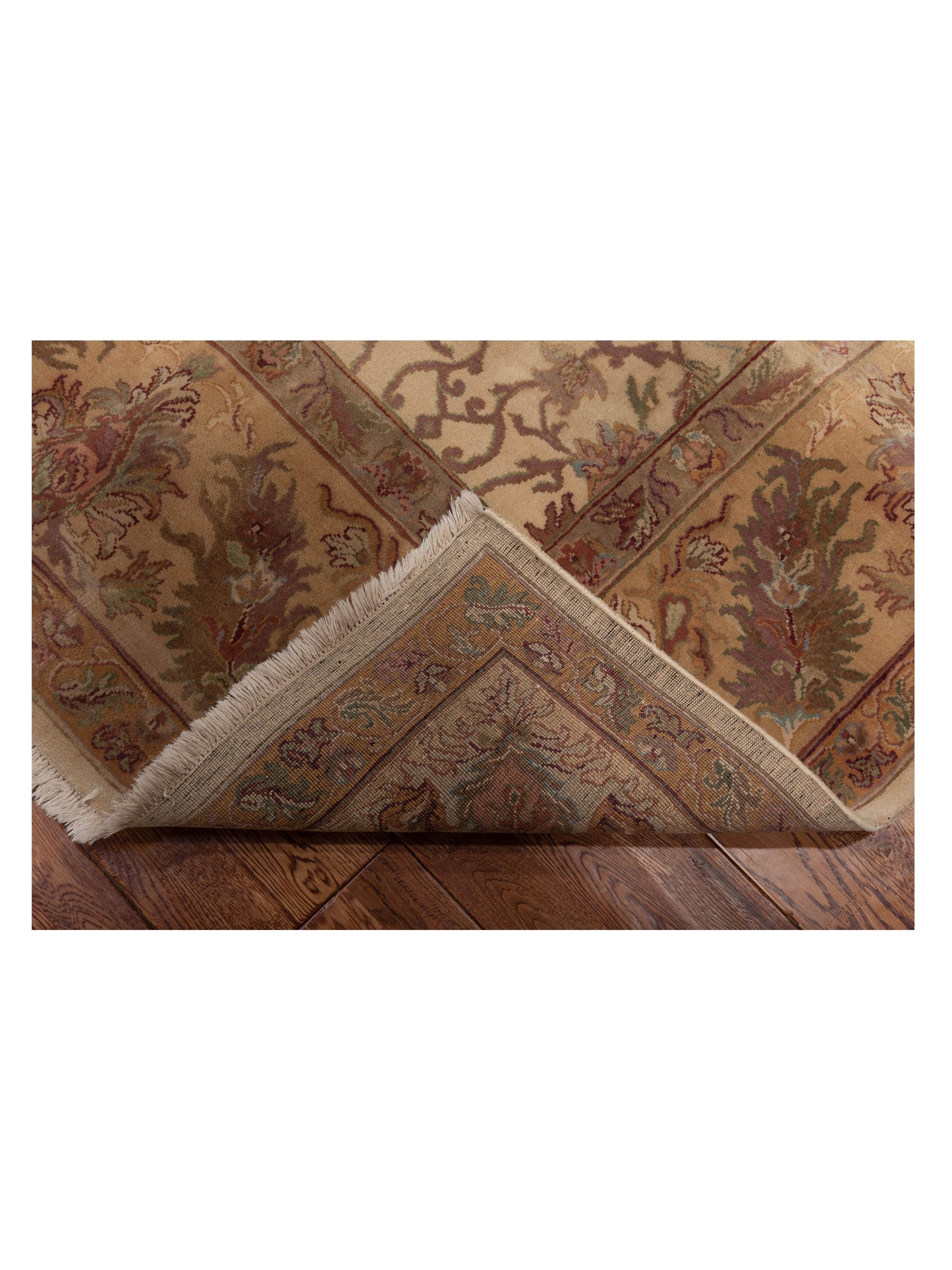 Crown 83410 Beige Gold 8x10 Hand Knotted Rug