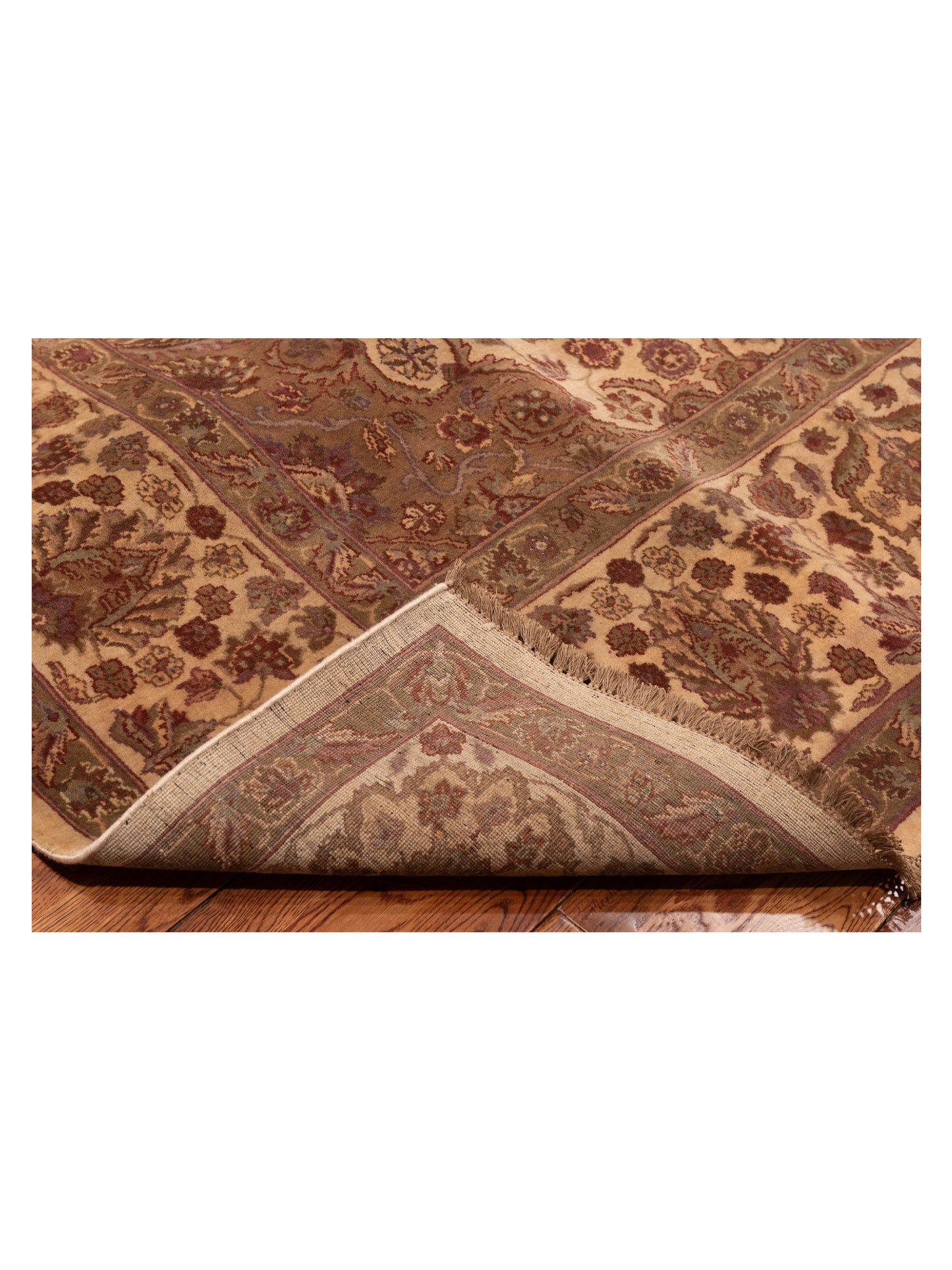 Crown 83602 Beige Beige 8.10x11.7 Hand Knotted Rug