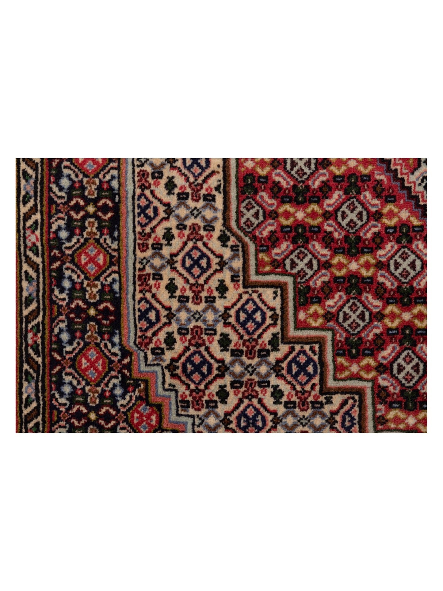 Antique Heirloom 83672 Ivory Pink 5x8.4 Hand Knotted Rug