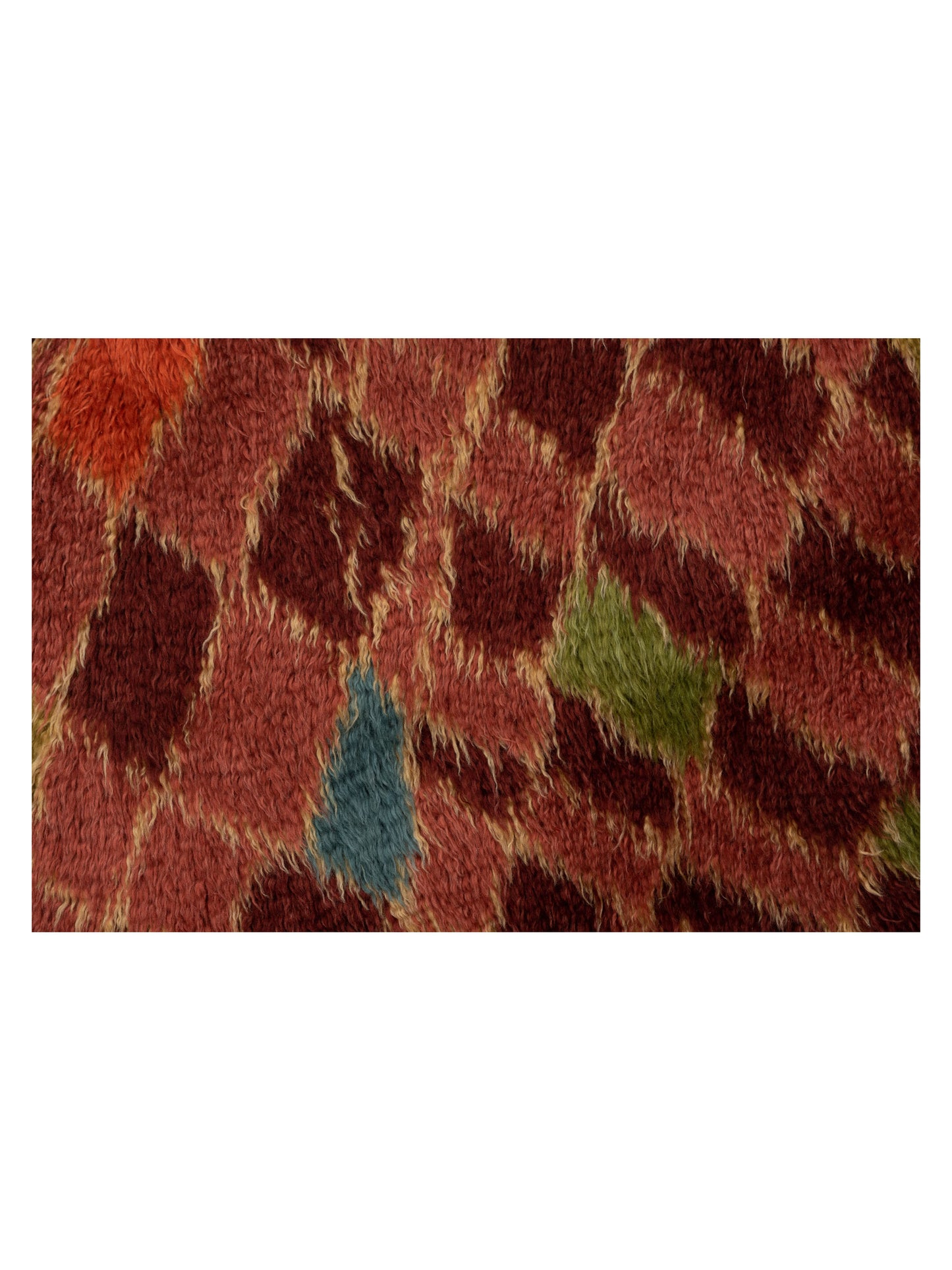 Berber Retro Multi Multi 5.8x8.2 Hand Knotted Rug