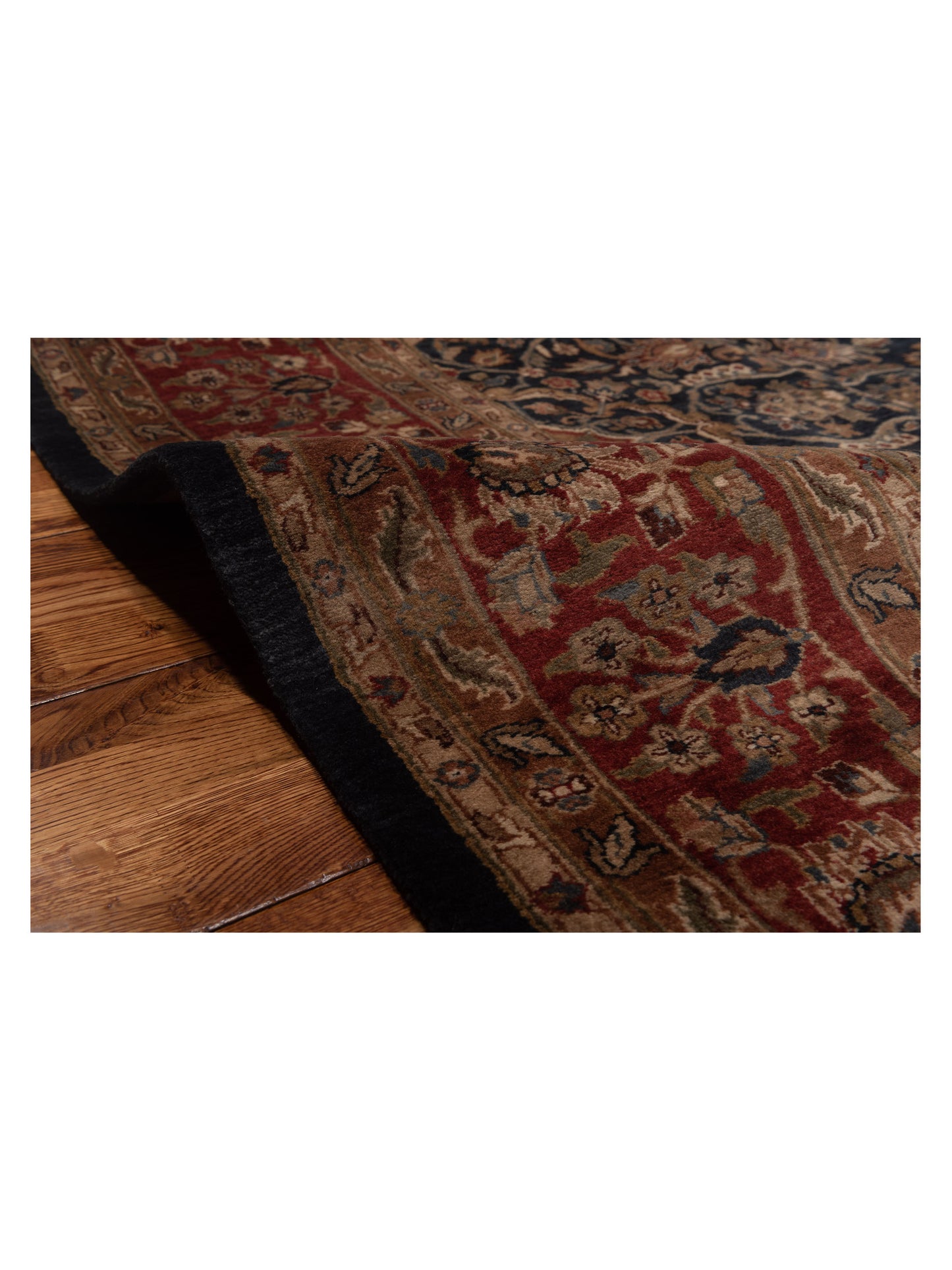 Crown 83897 Navy Red 8x9.10 Hand Knotted Rug