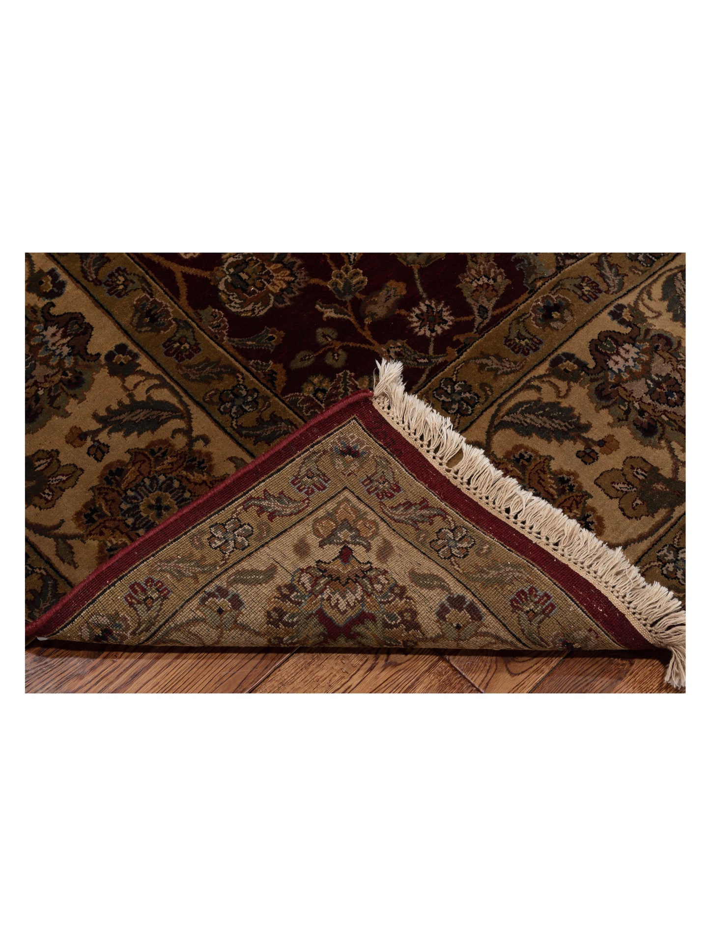 Crown 83899 Red Beige 8.1x10.2 Hand Knotted Rug
